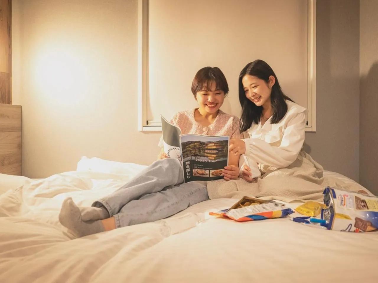 People, Bed in Super Hotel JR Shin-Osaka Higashiguchi