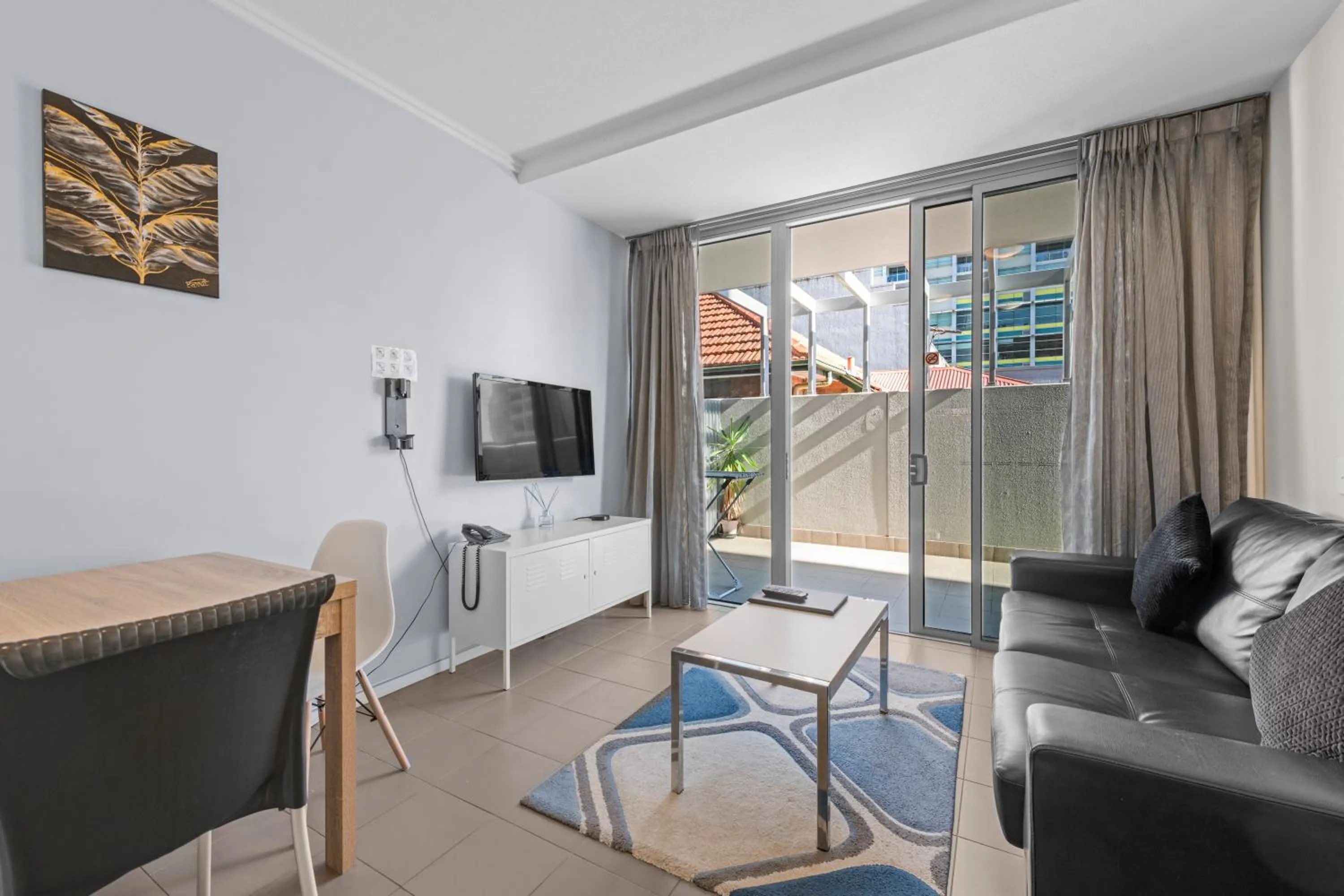 Living room in The Capitol Apartments