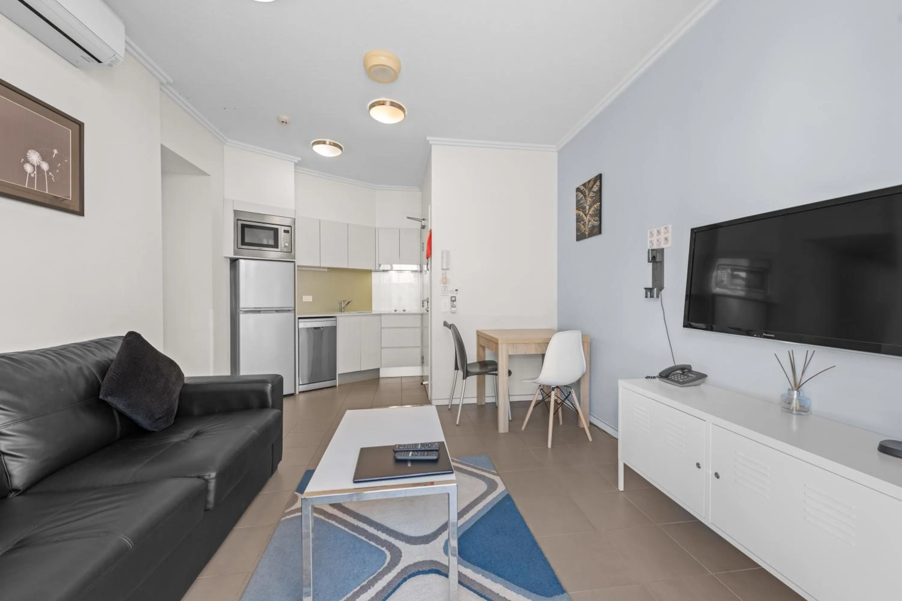 Living room in The Capitol Apartments