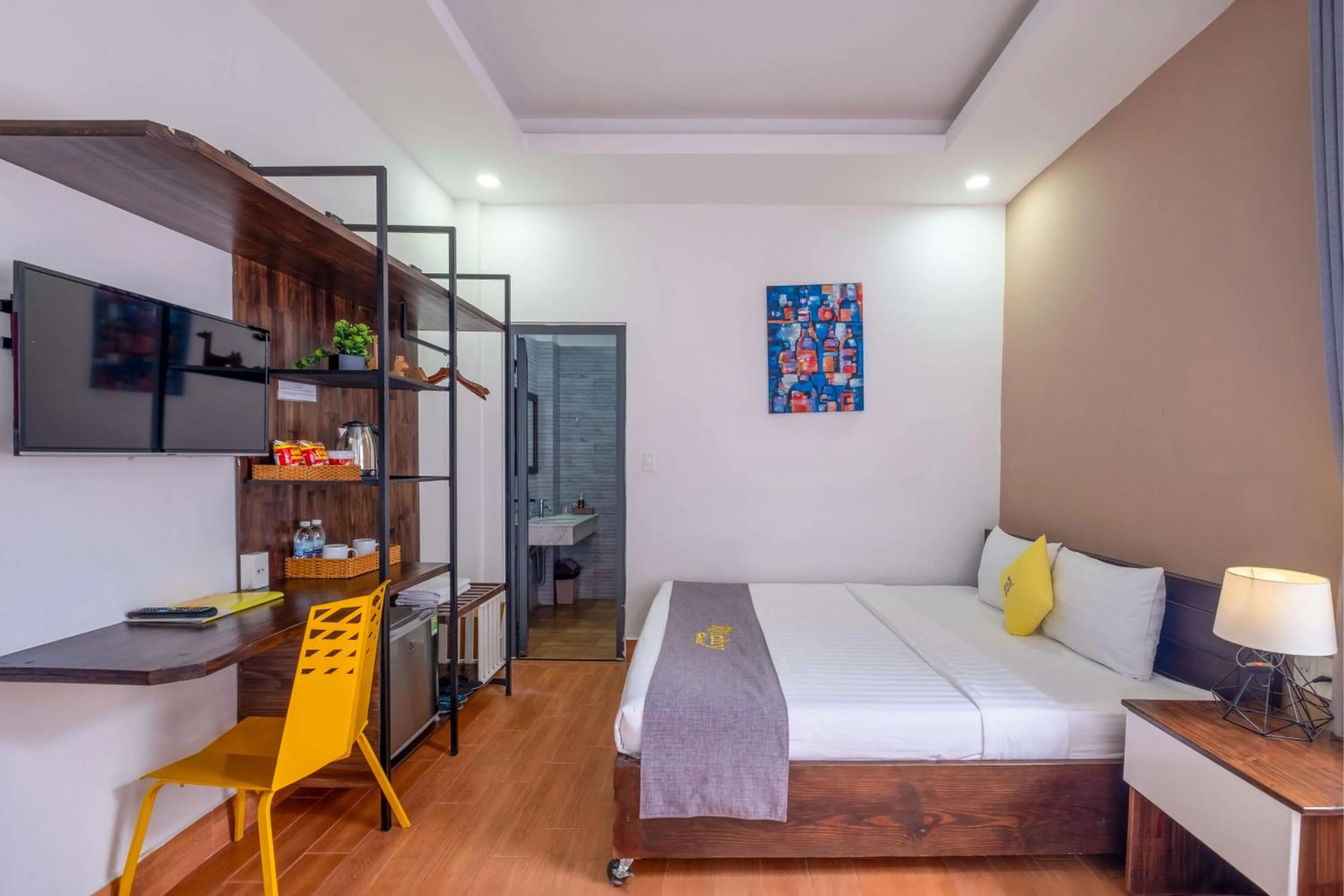 Bedroom, Bed in Richy Dalat Hotel