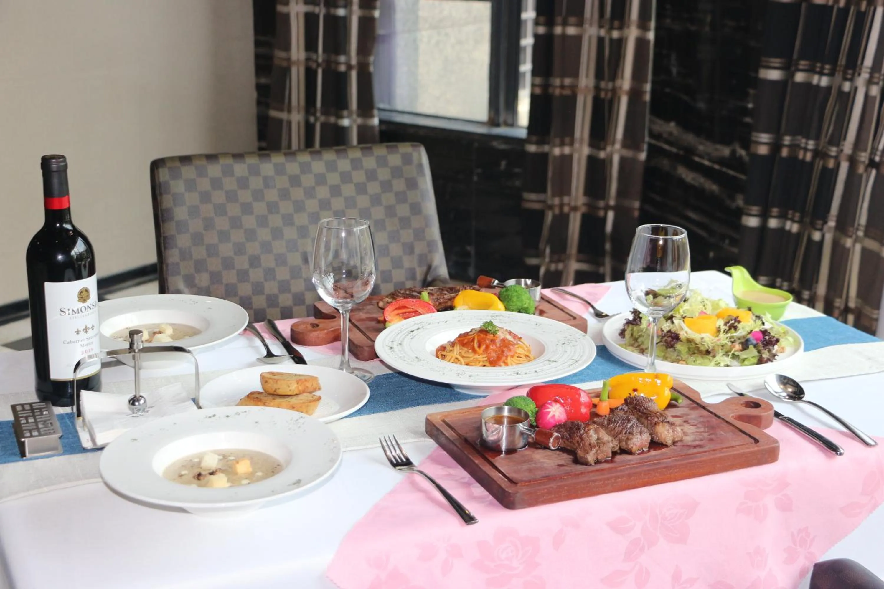 Food in La Perle International Hotel