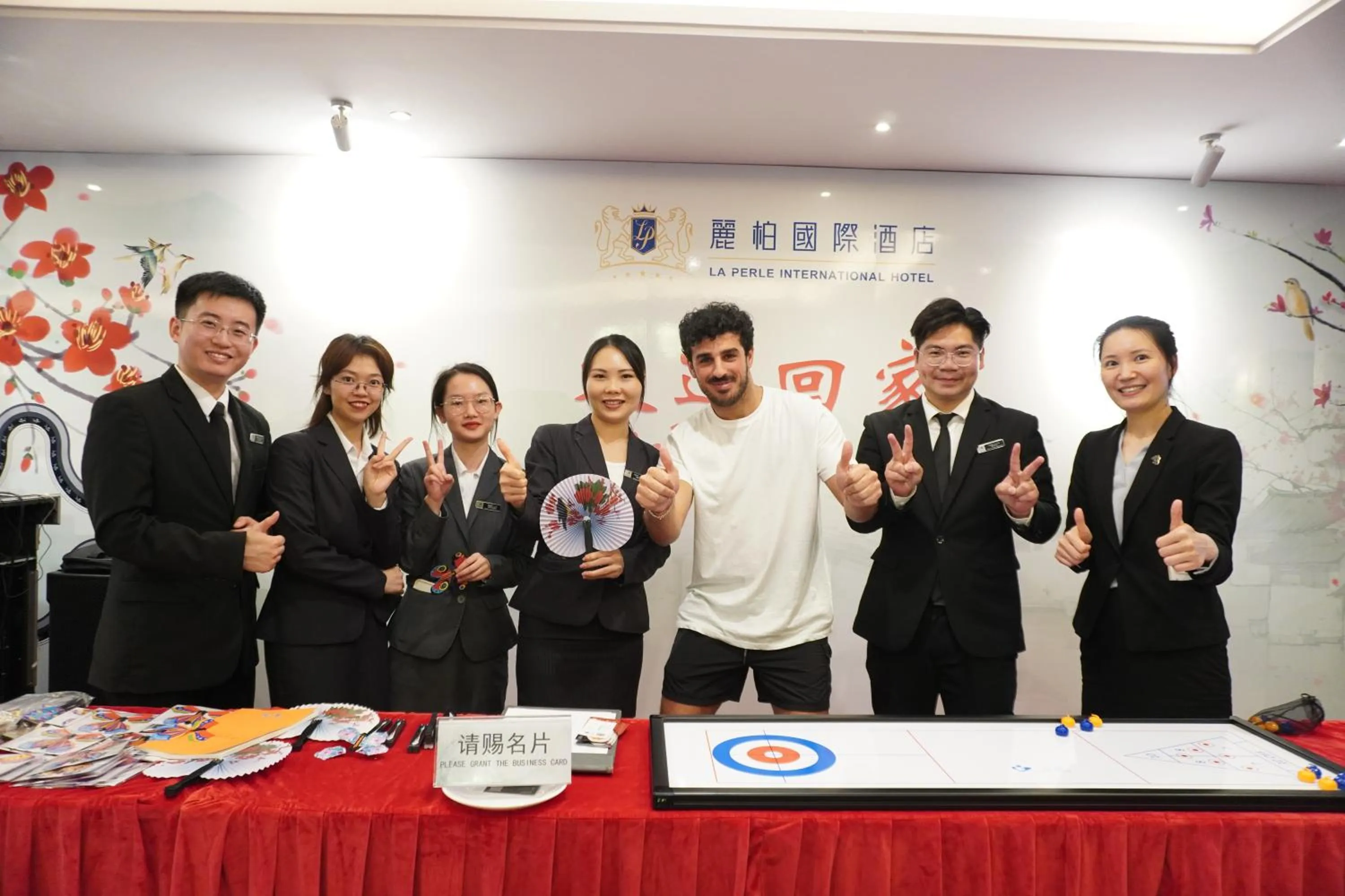 Staff in La Perle International Hotel