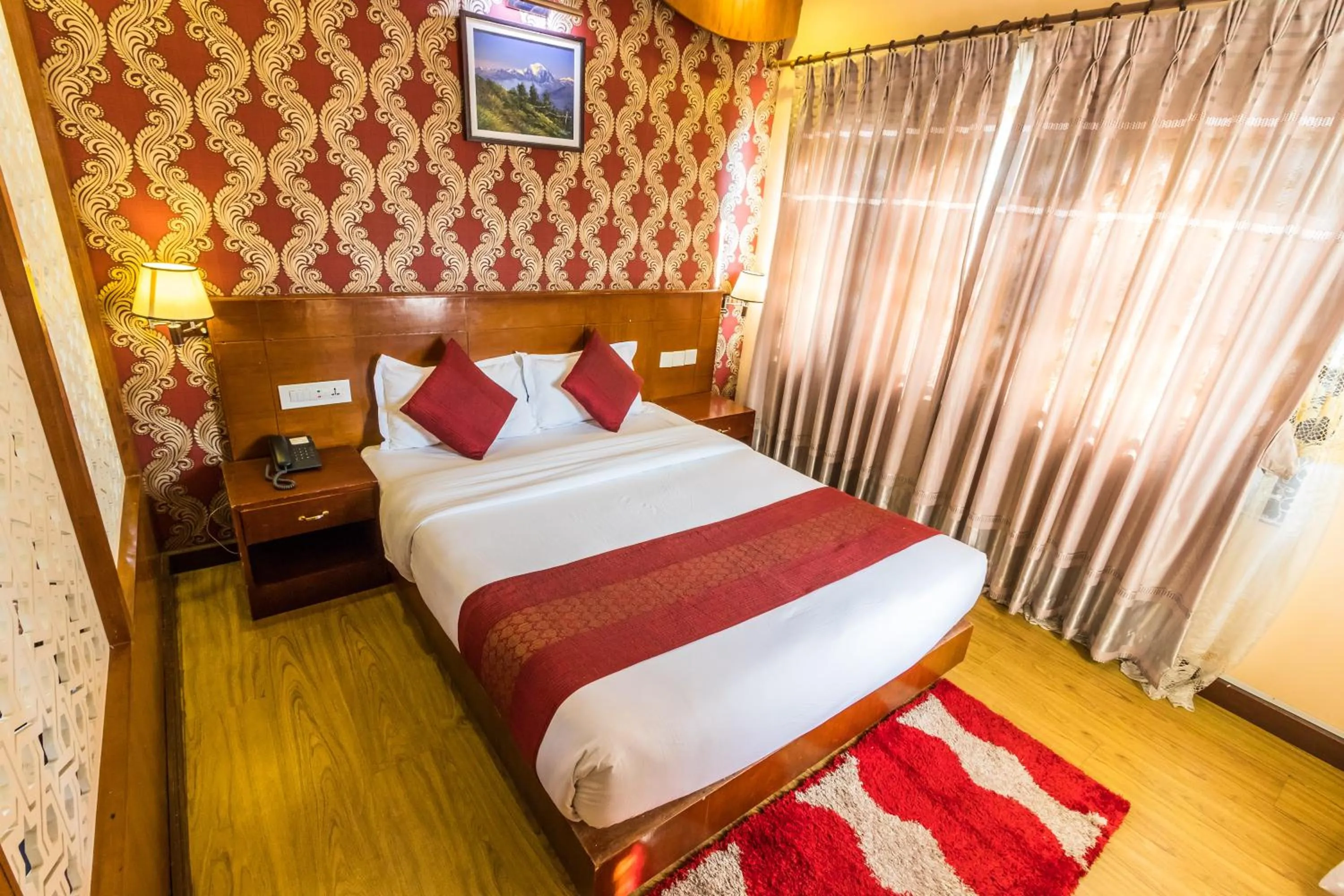 Bedroom in Hotel Pokhara Goodwill