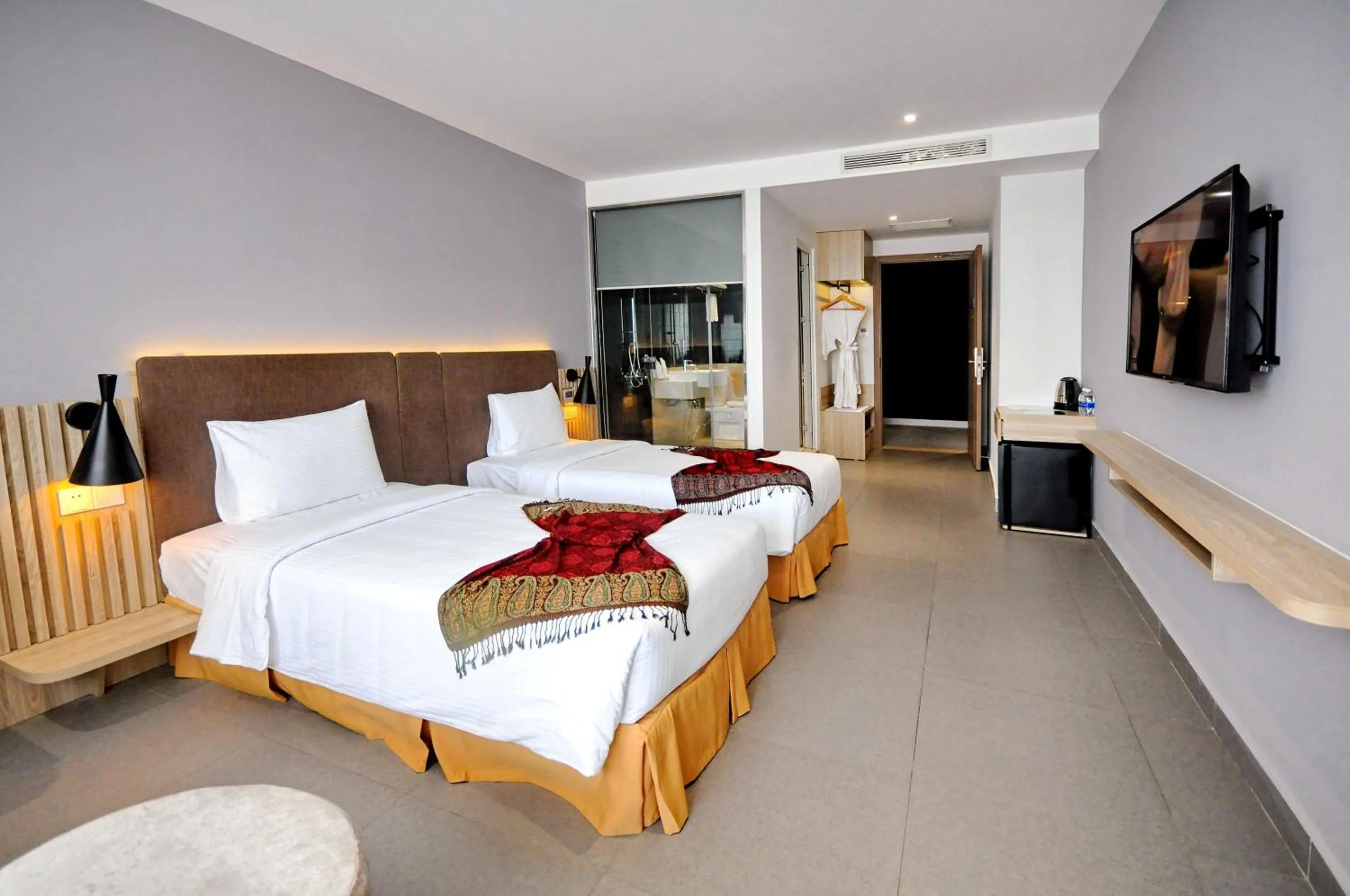 Photo of the whole room, Bed in Anrizon Hotel Nha Trang