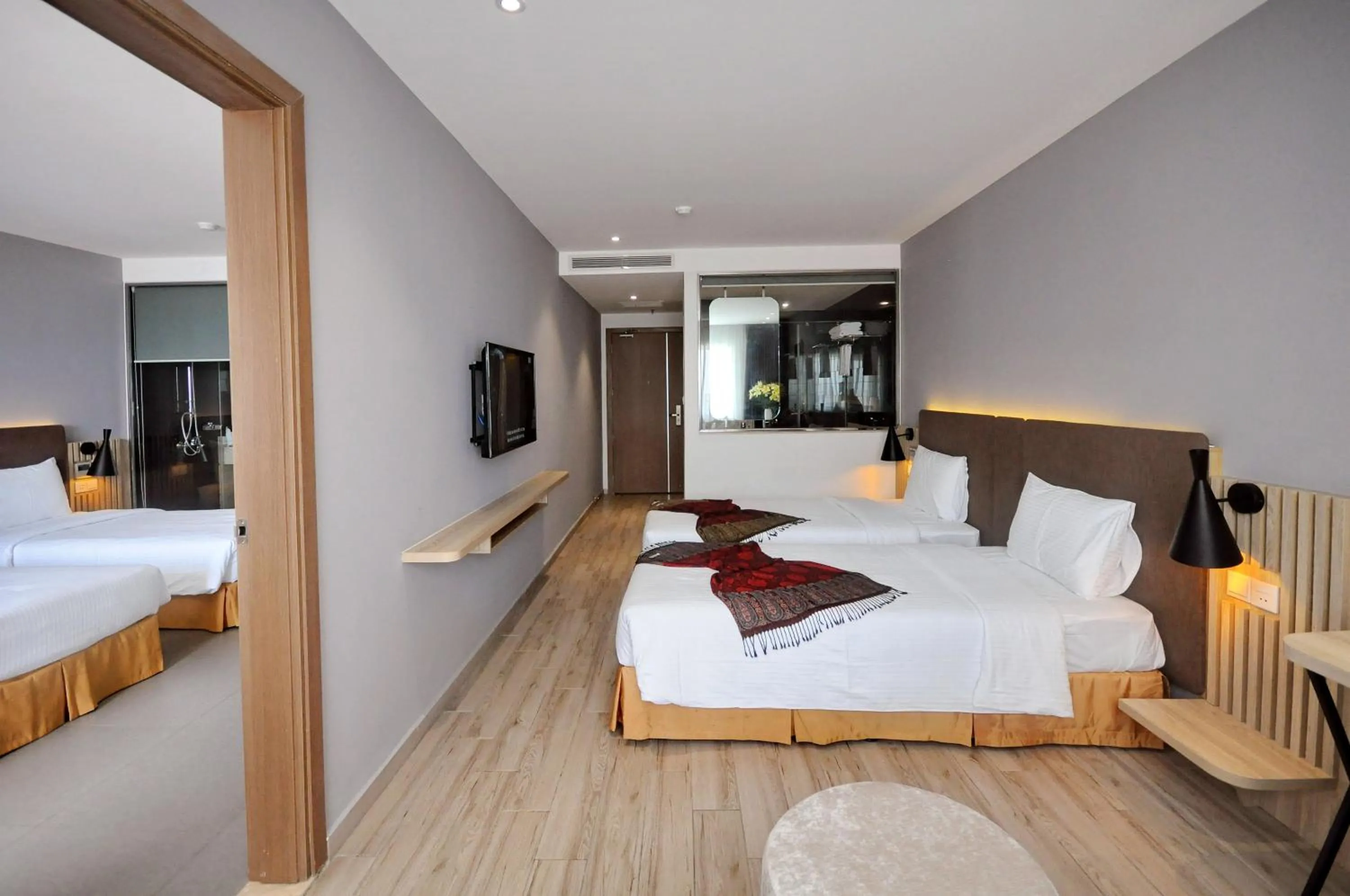 Bed in Anrizon Hotel Nha Trang