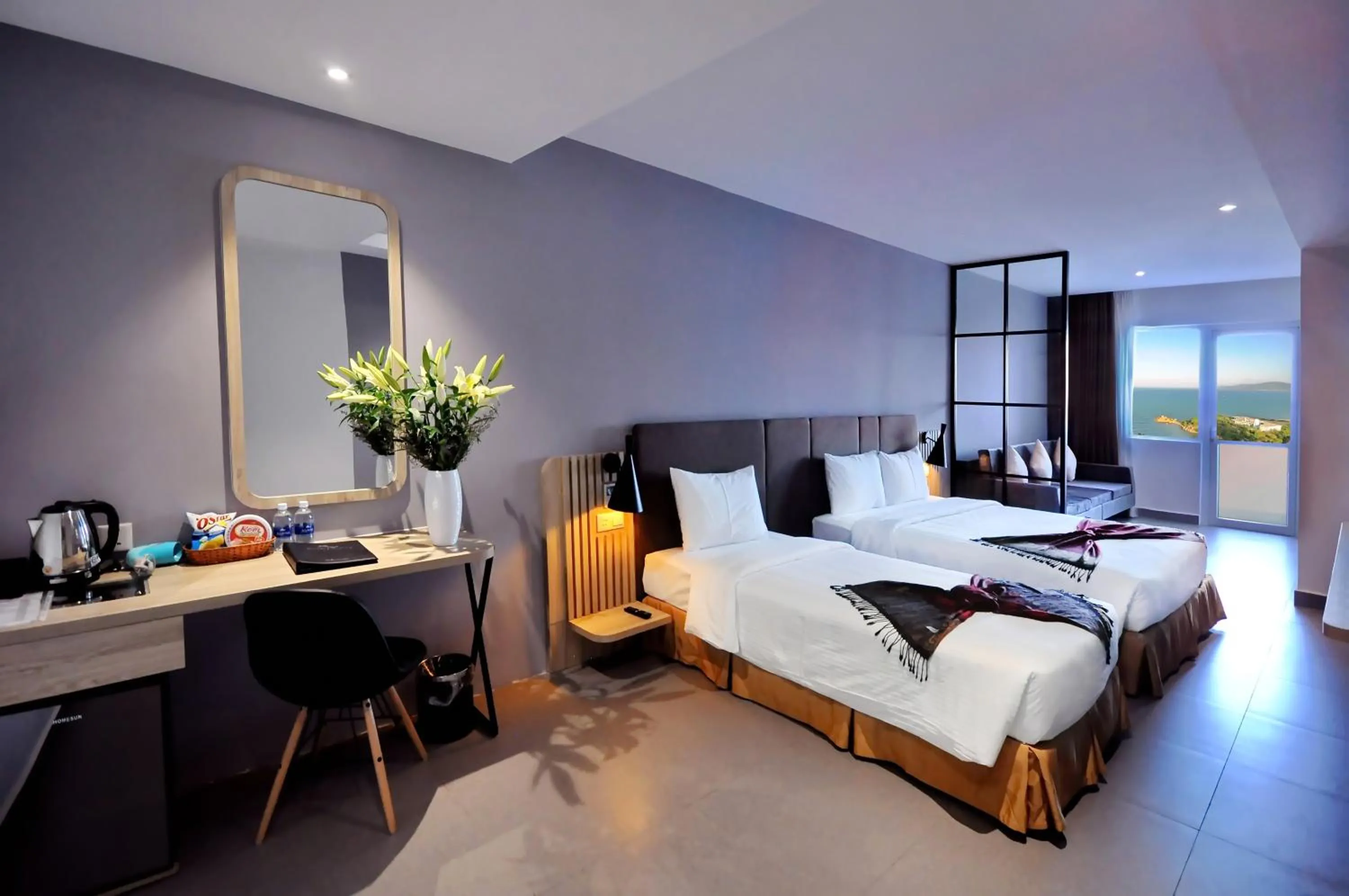 Photo of the whole room, Bed in Anrizon Hotel Nha Trang