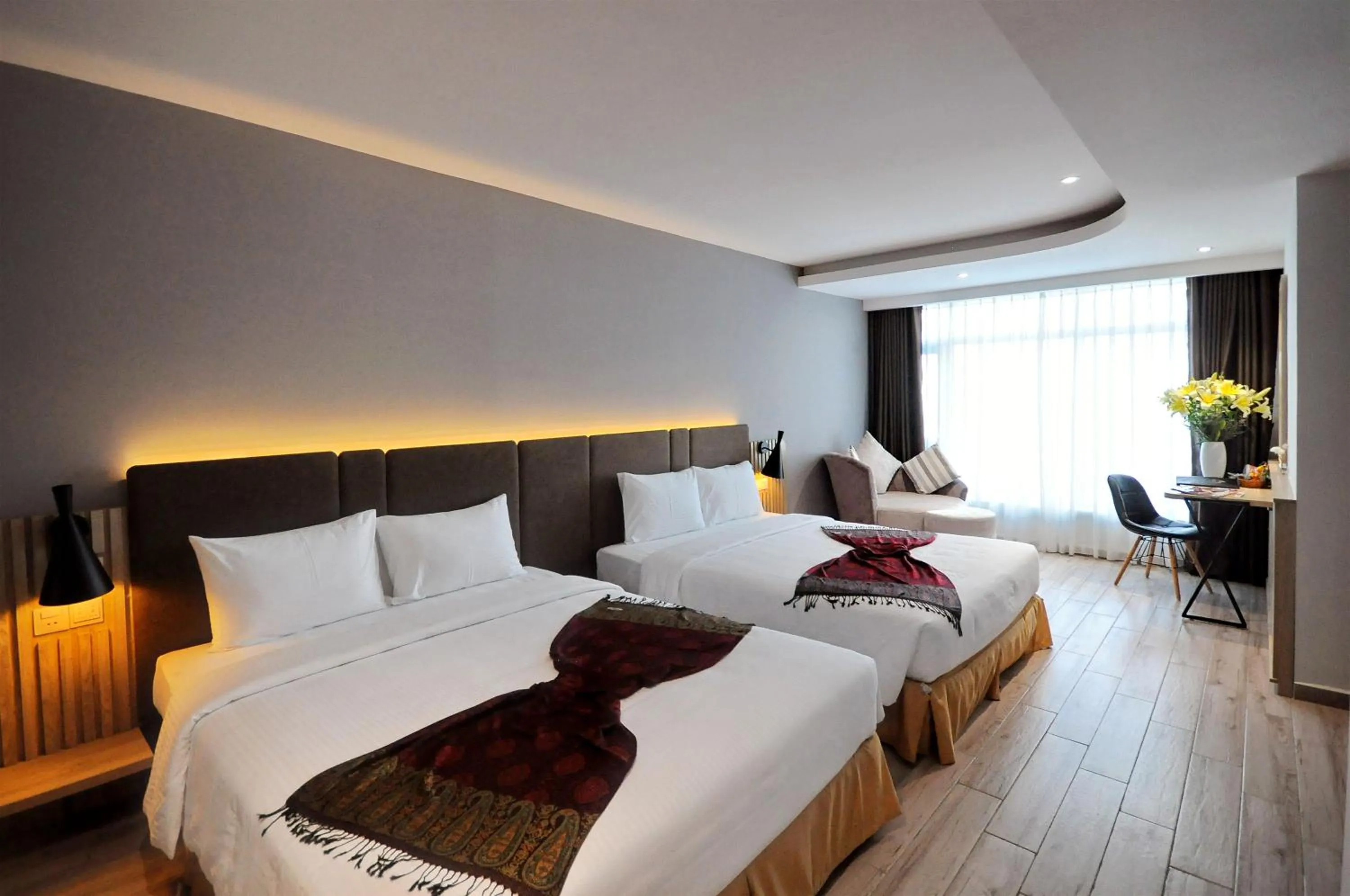 Bed in Anrizon Hotel Nha Trang