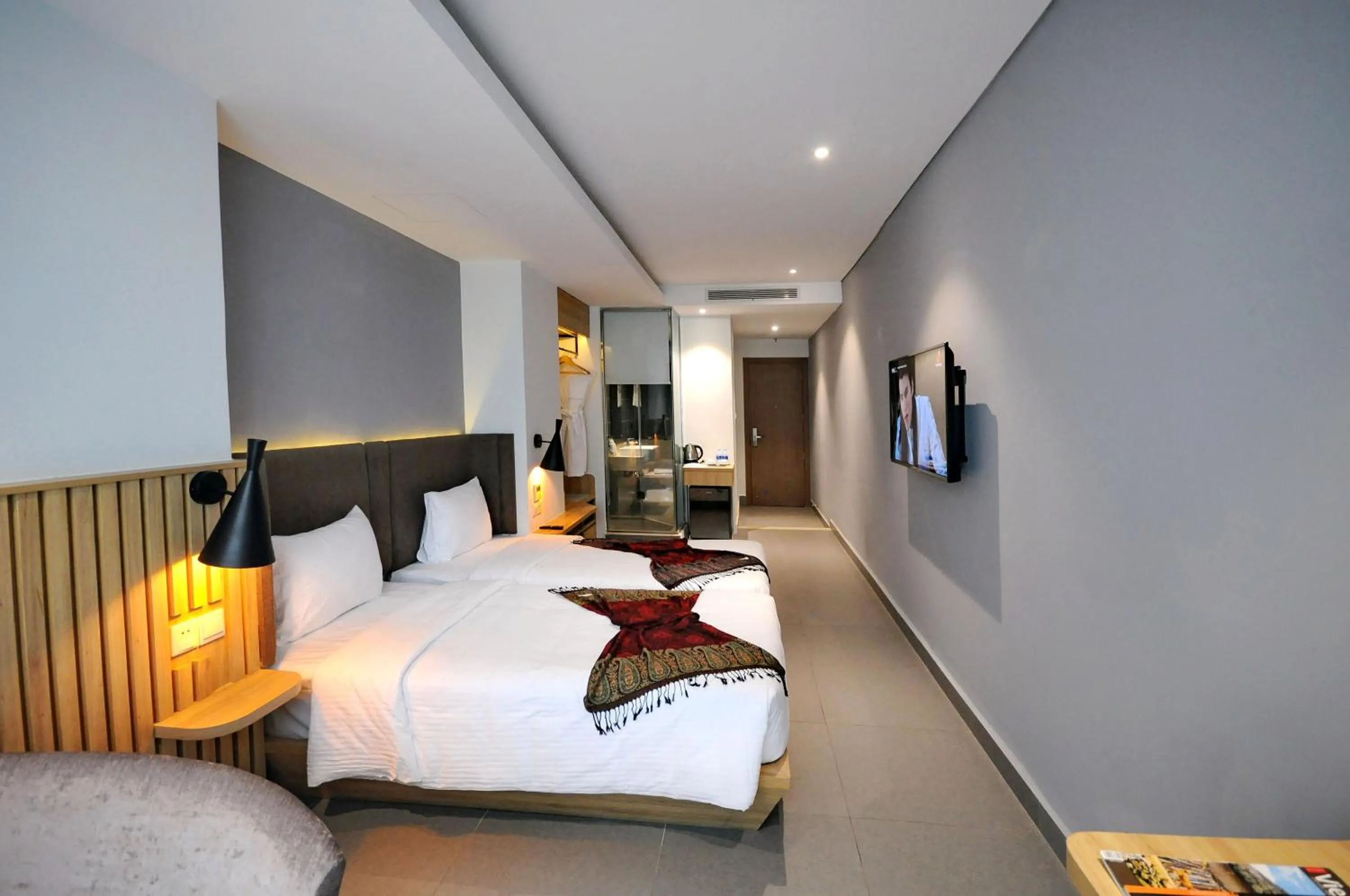 Photo of the whole room, Bed in Anrizon Hotel Nha Trang