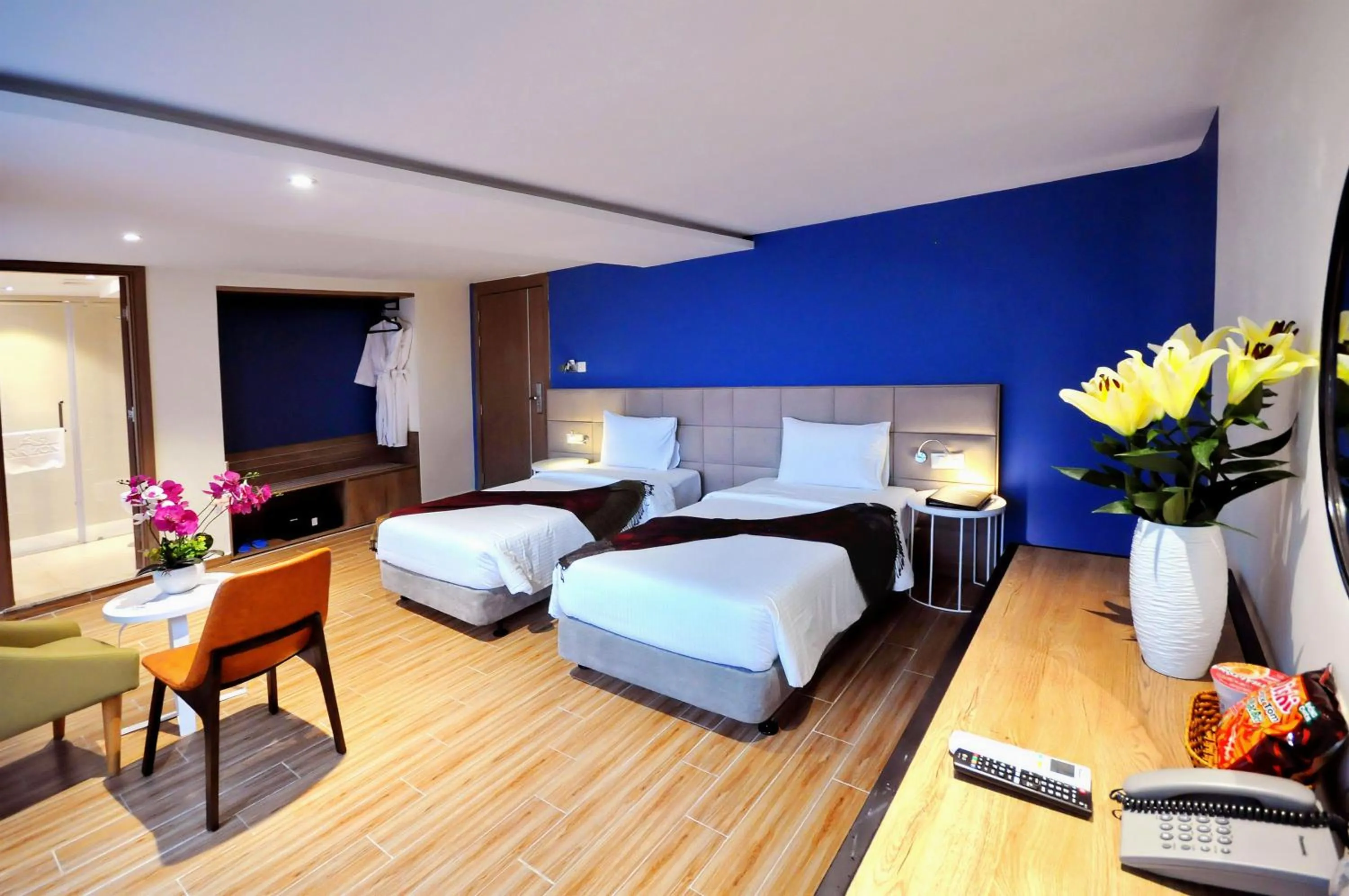 Photo of the whole room, Bed in Anrizon Hotel Nha Trang