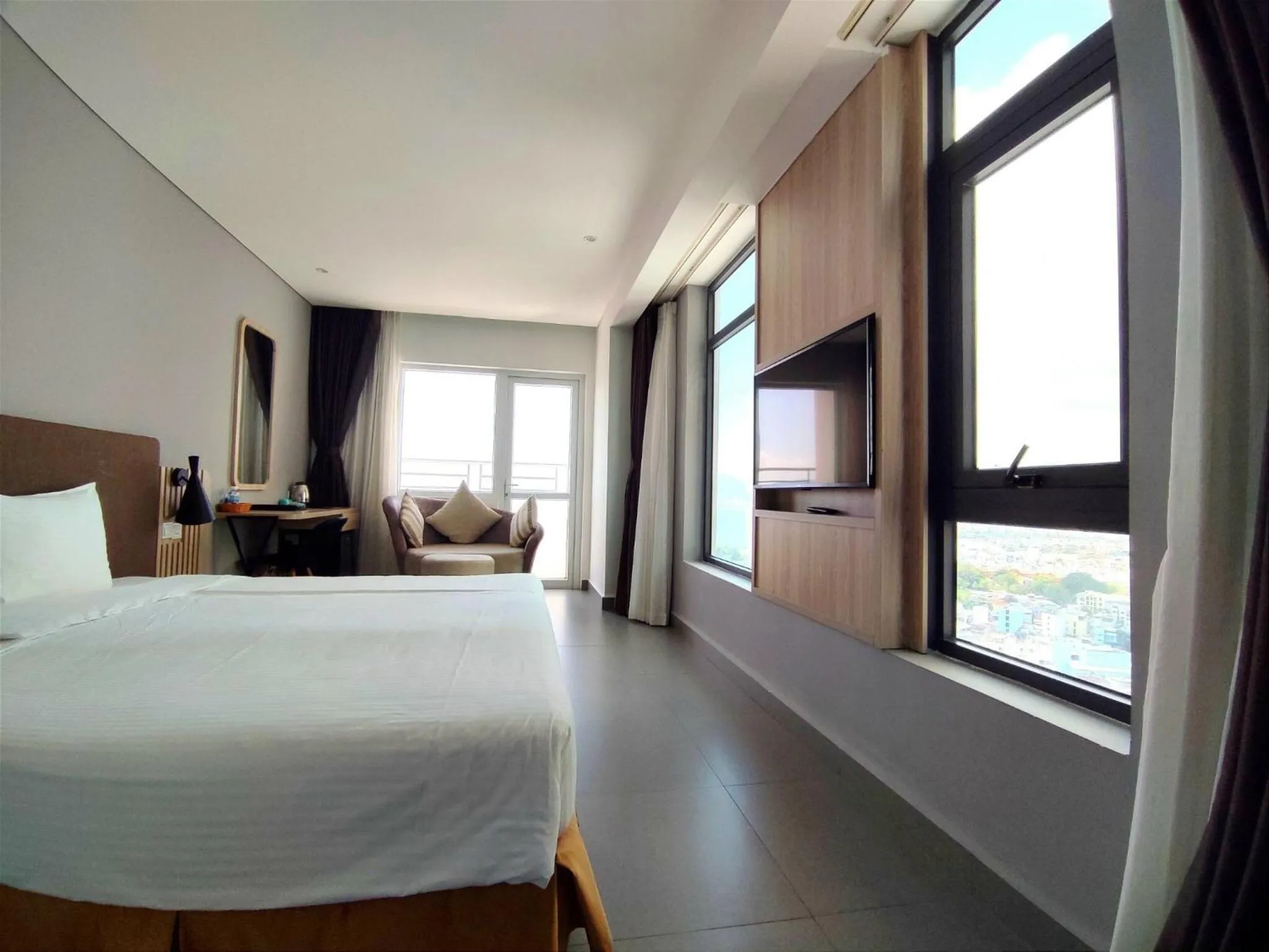 Photo of the whole room, Bed in Anrizon Hotel Nha Trang
