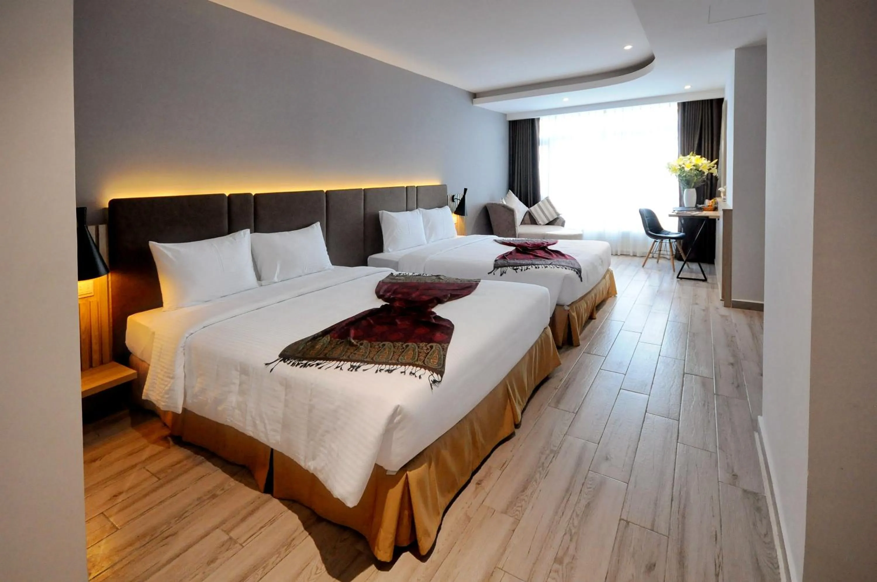 Bed in Anrizon Hotel Nha Trang