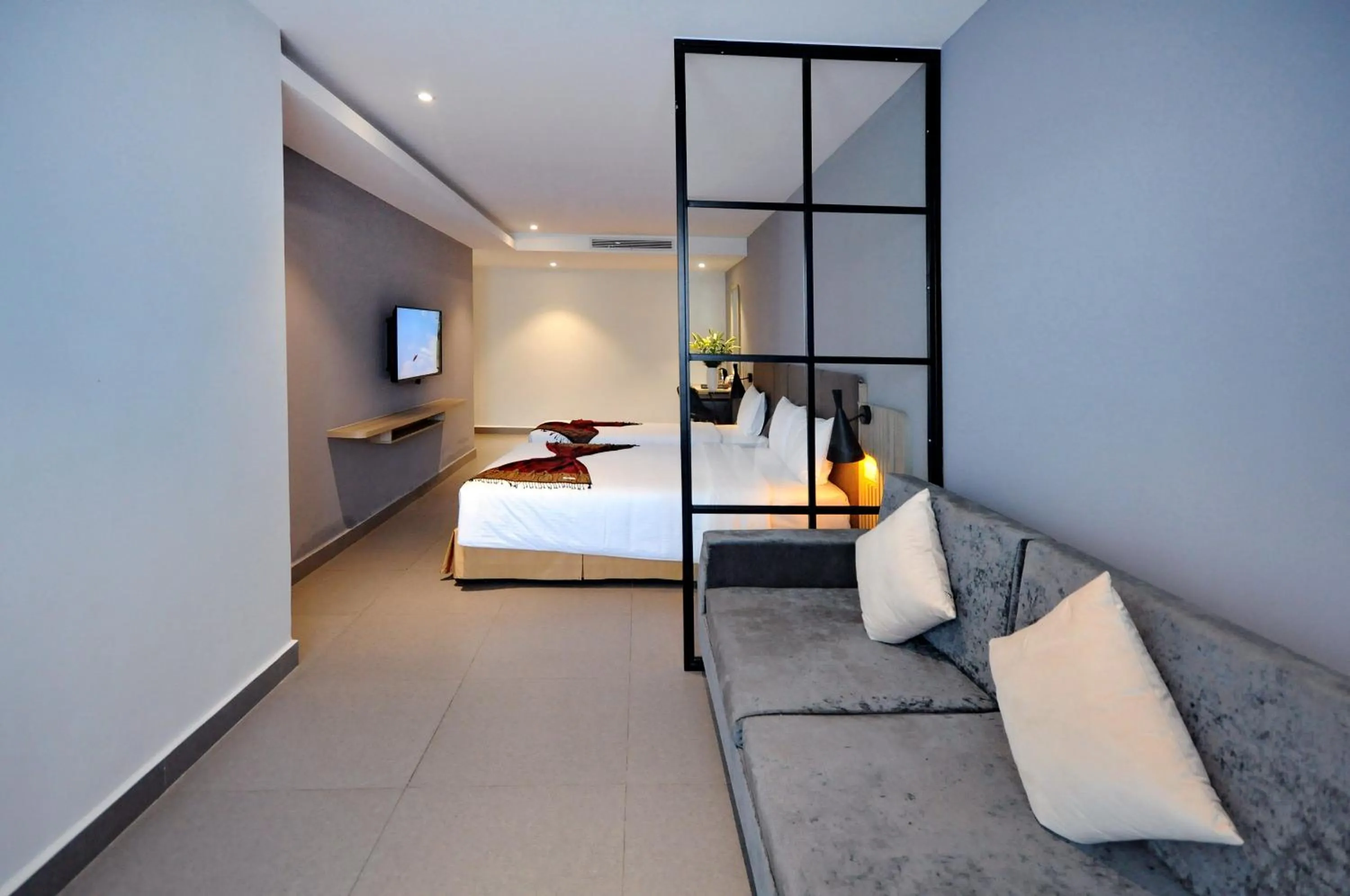 Photo of the whole room, Bed in Anrizon Hotel Nha Trang