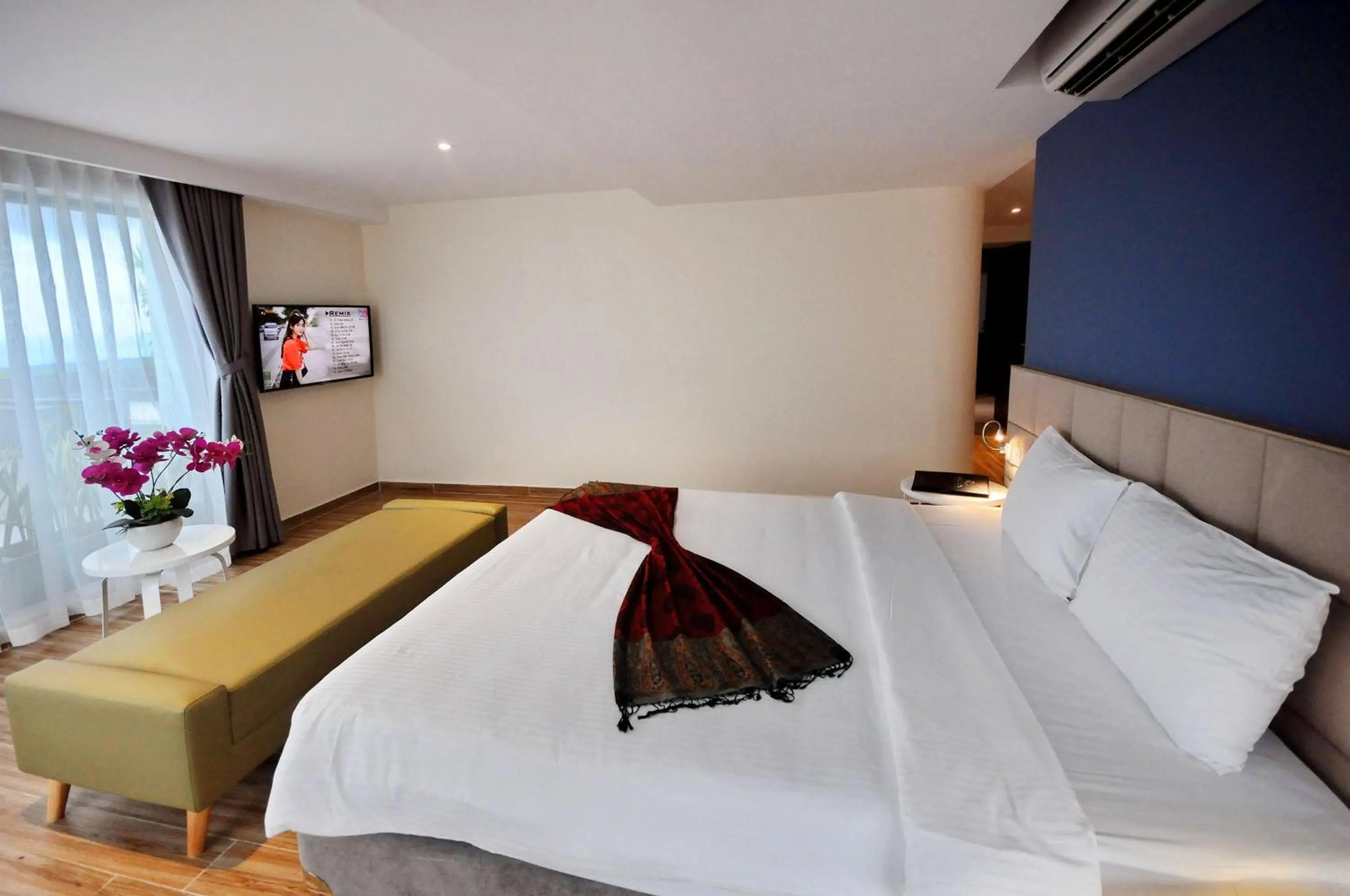 Bed in Anrizon Hotel Nha Trang