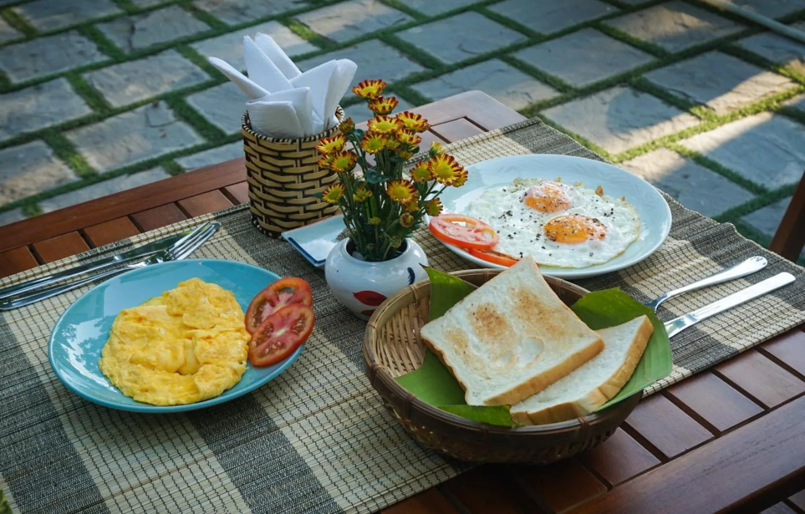 Breakfast in Hanh Nhung Villa