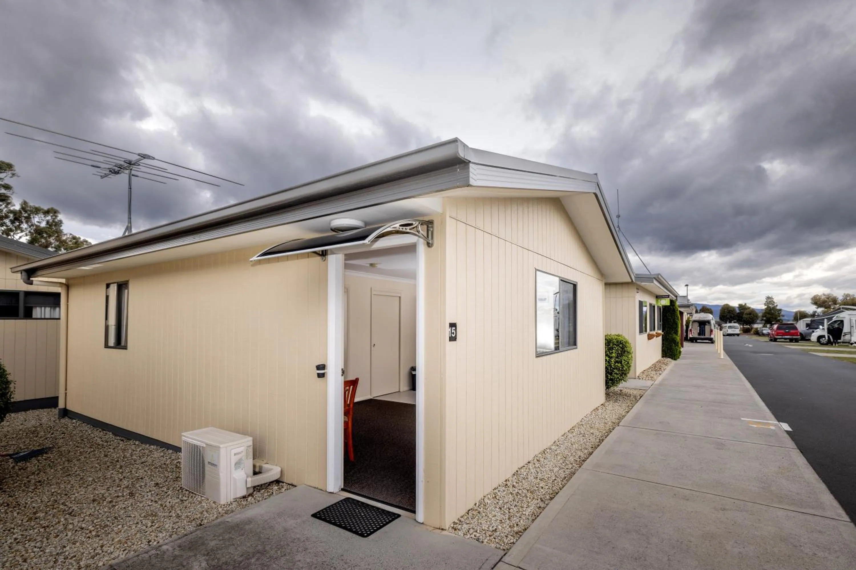 Property building in BIG4 Hobart Airport Tourist Park
