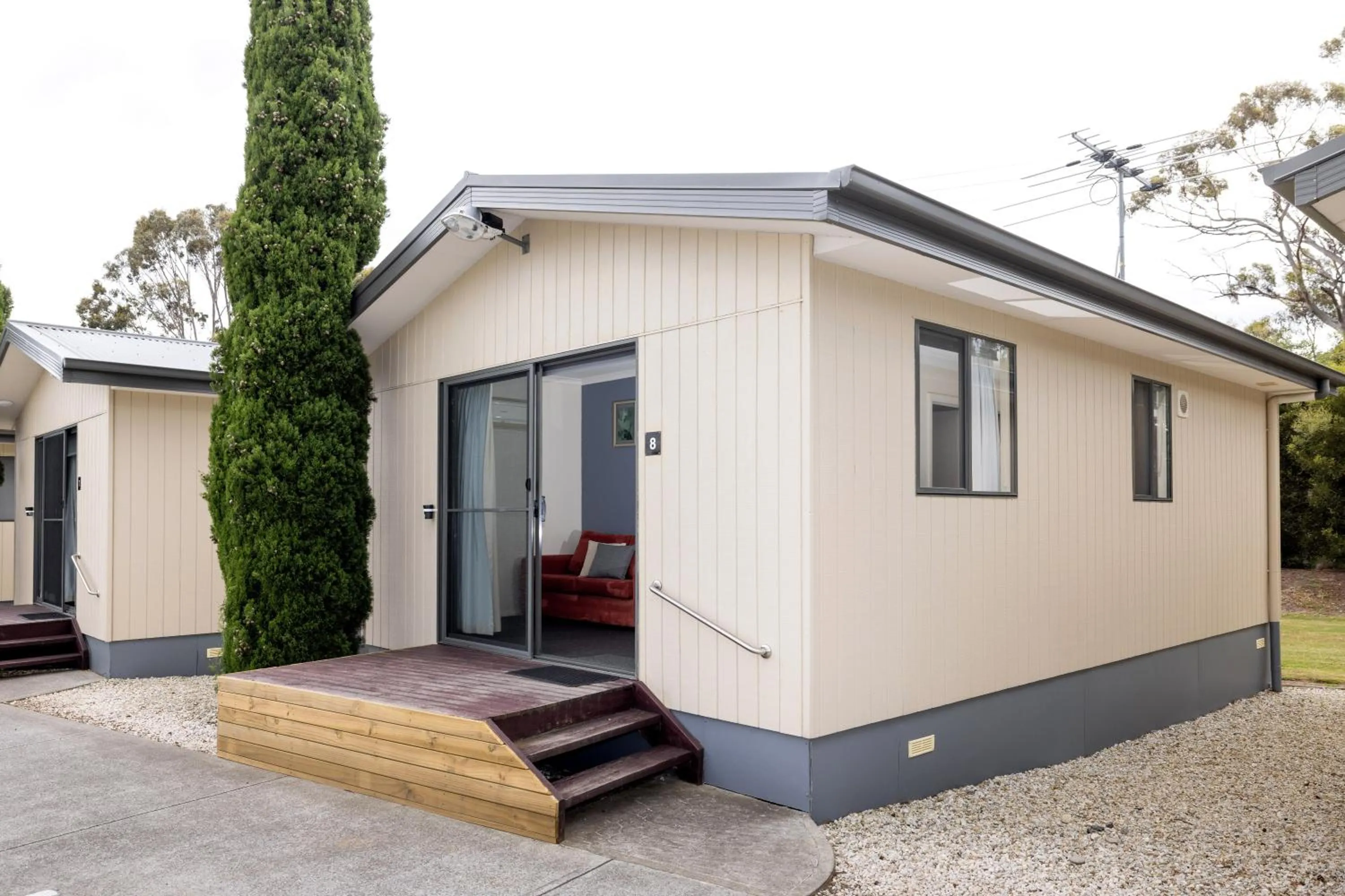 Property building in BIG4 Hobart Airport Tourist Park