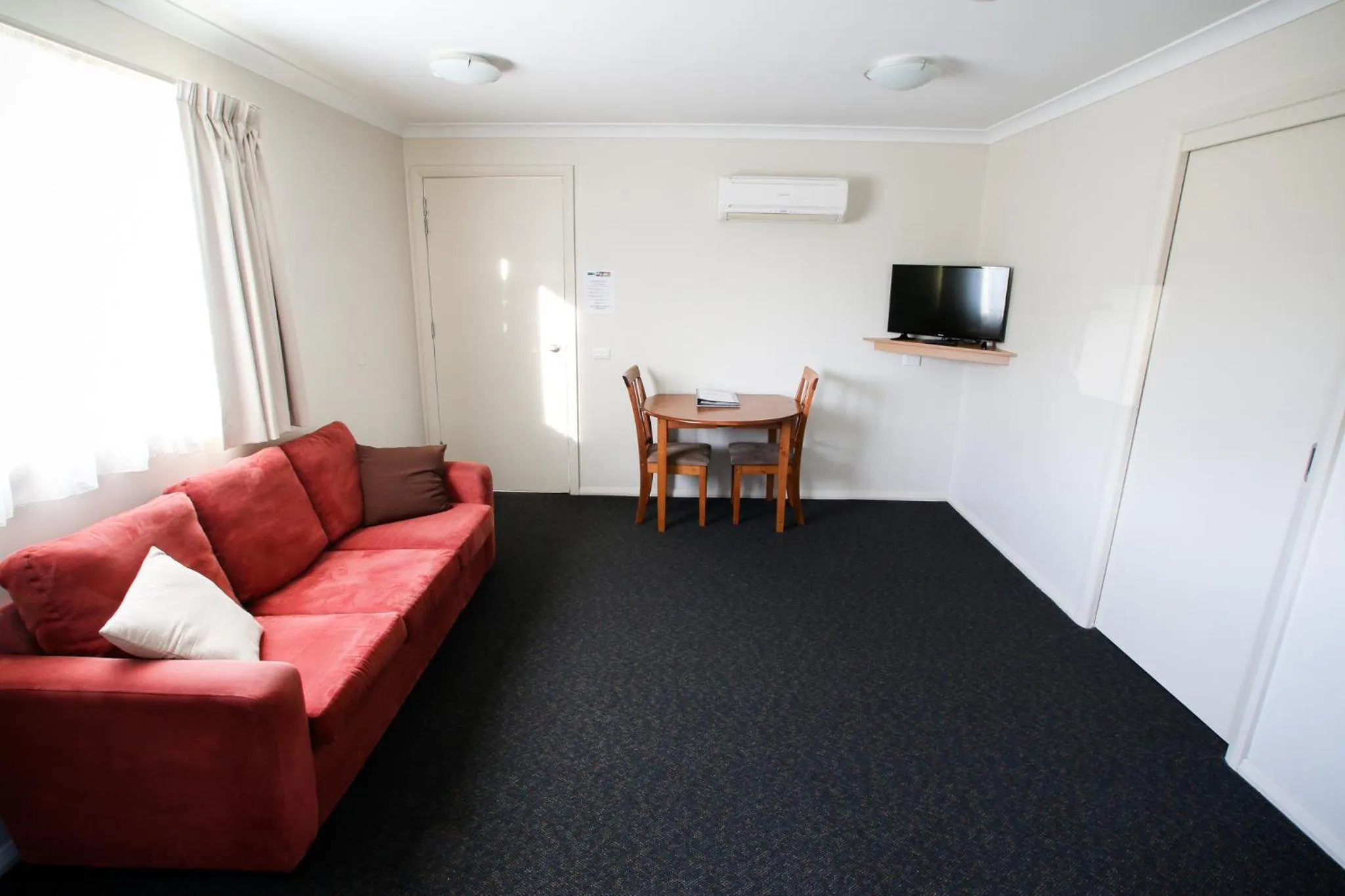 Living room in BIG4 Hobart Airport Tourist Park
