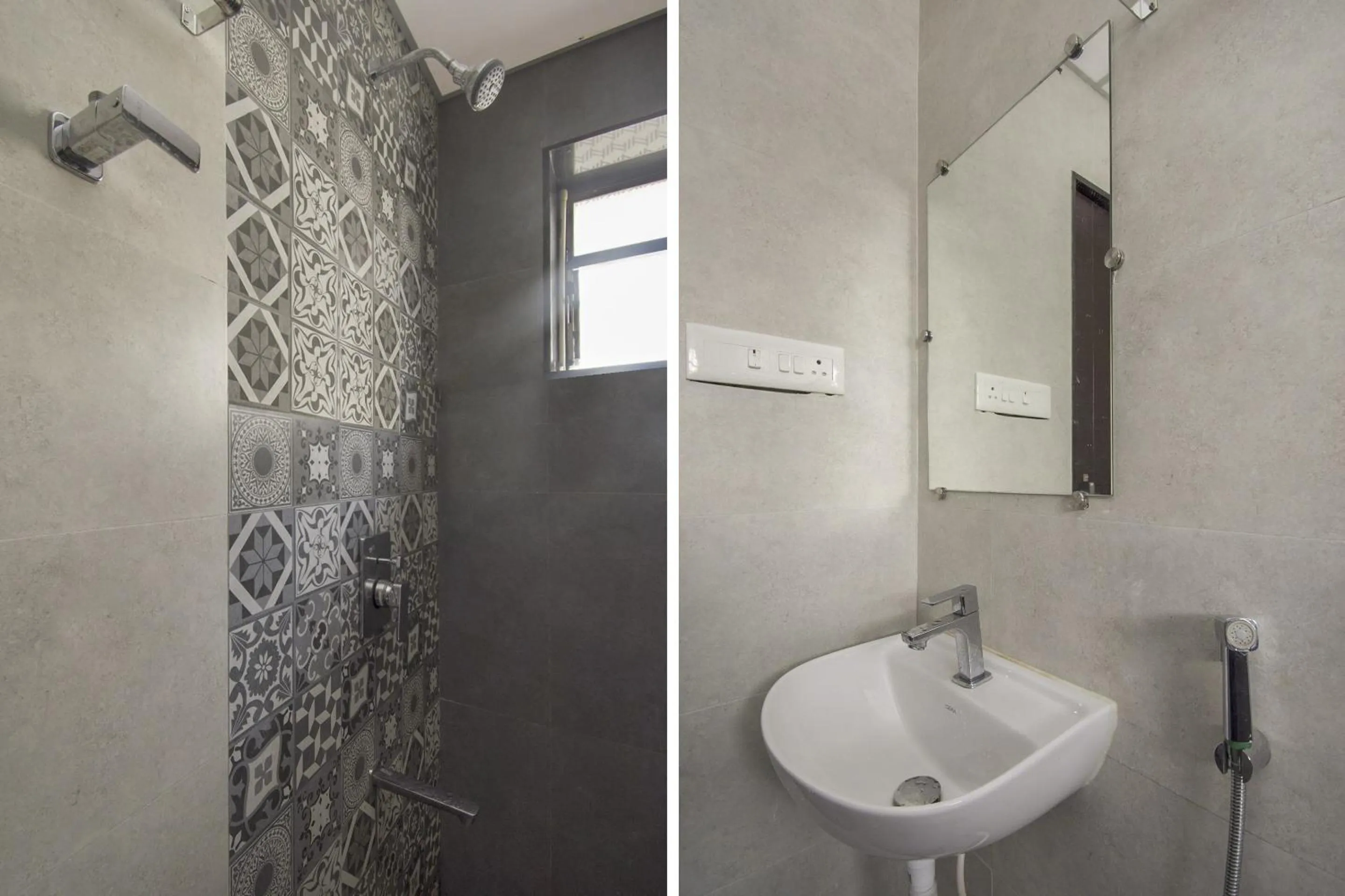 Shower in Aasra Lodge