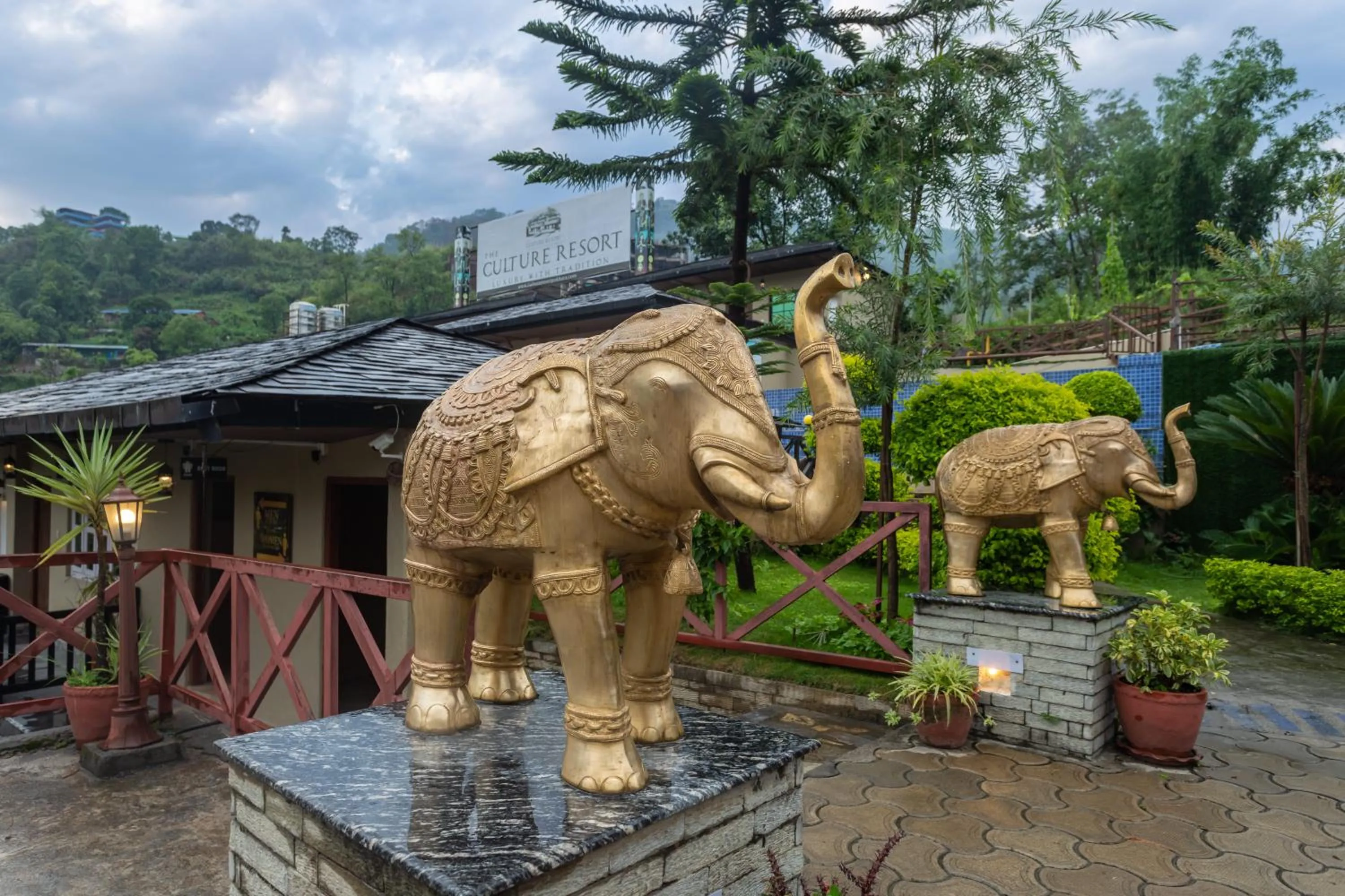 Garden view in The Culture Resort