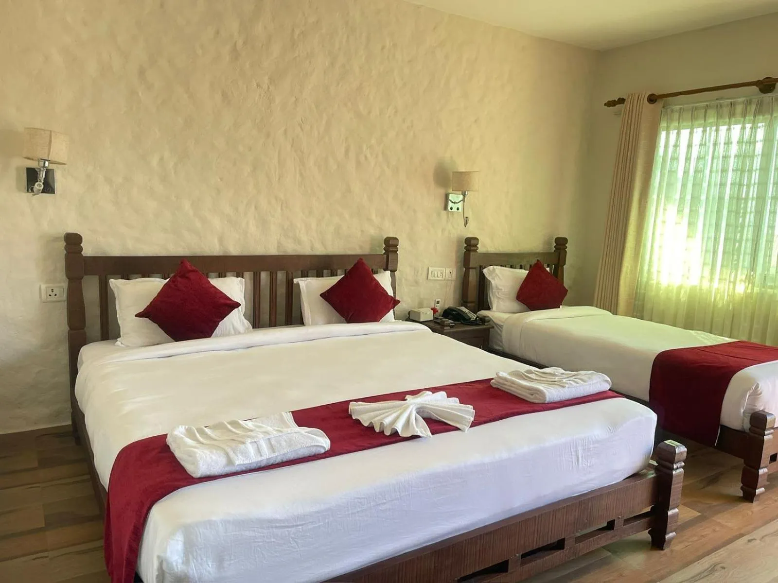 Bed in The Culture Resort