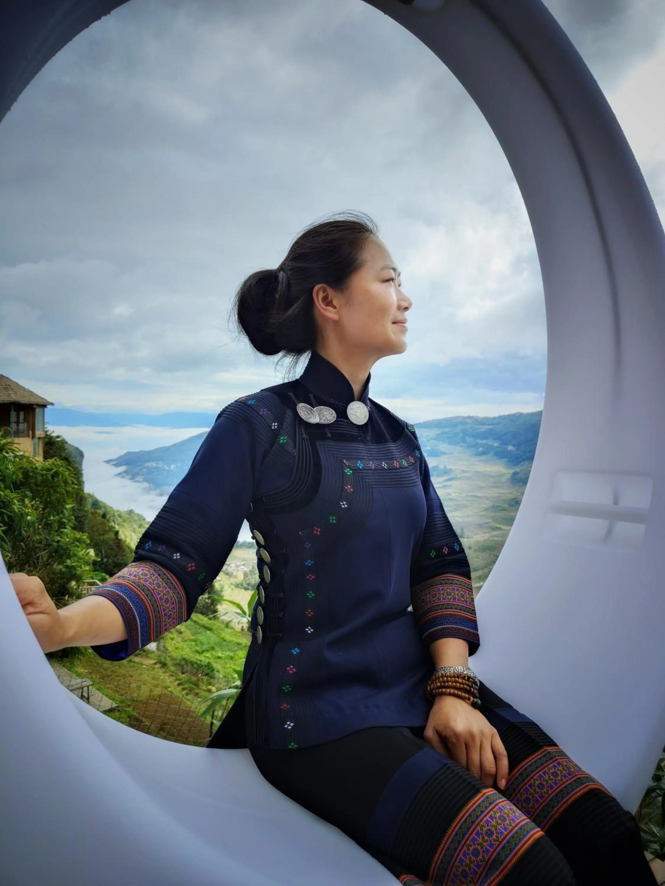 Inner courtyard view in Beyond The Cloud