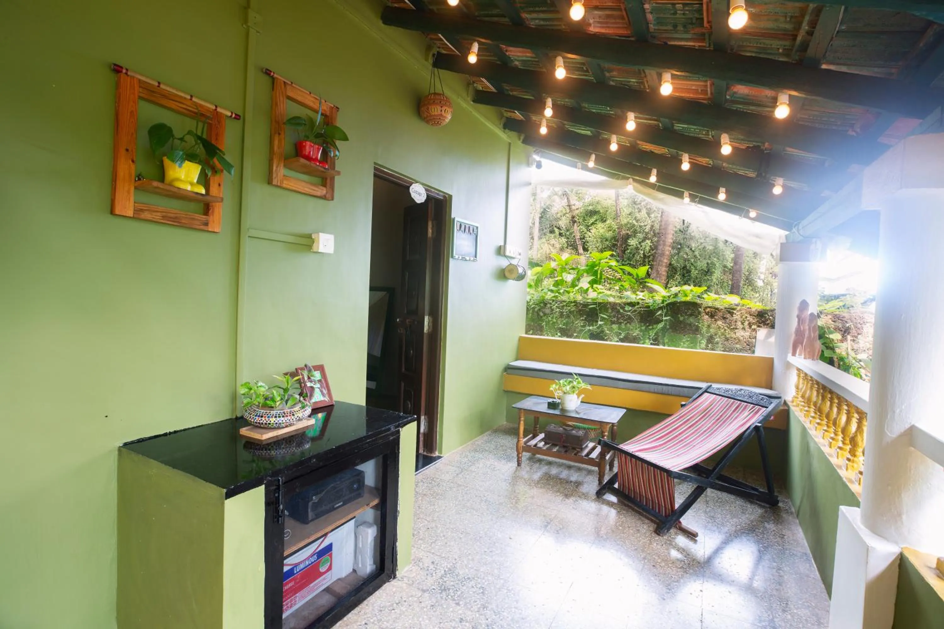 Patio in Craft Hostels