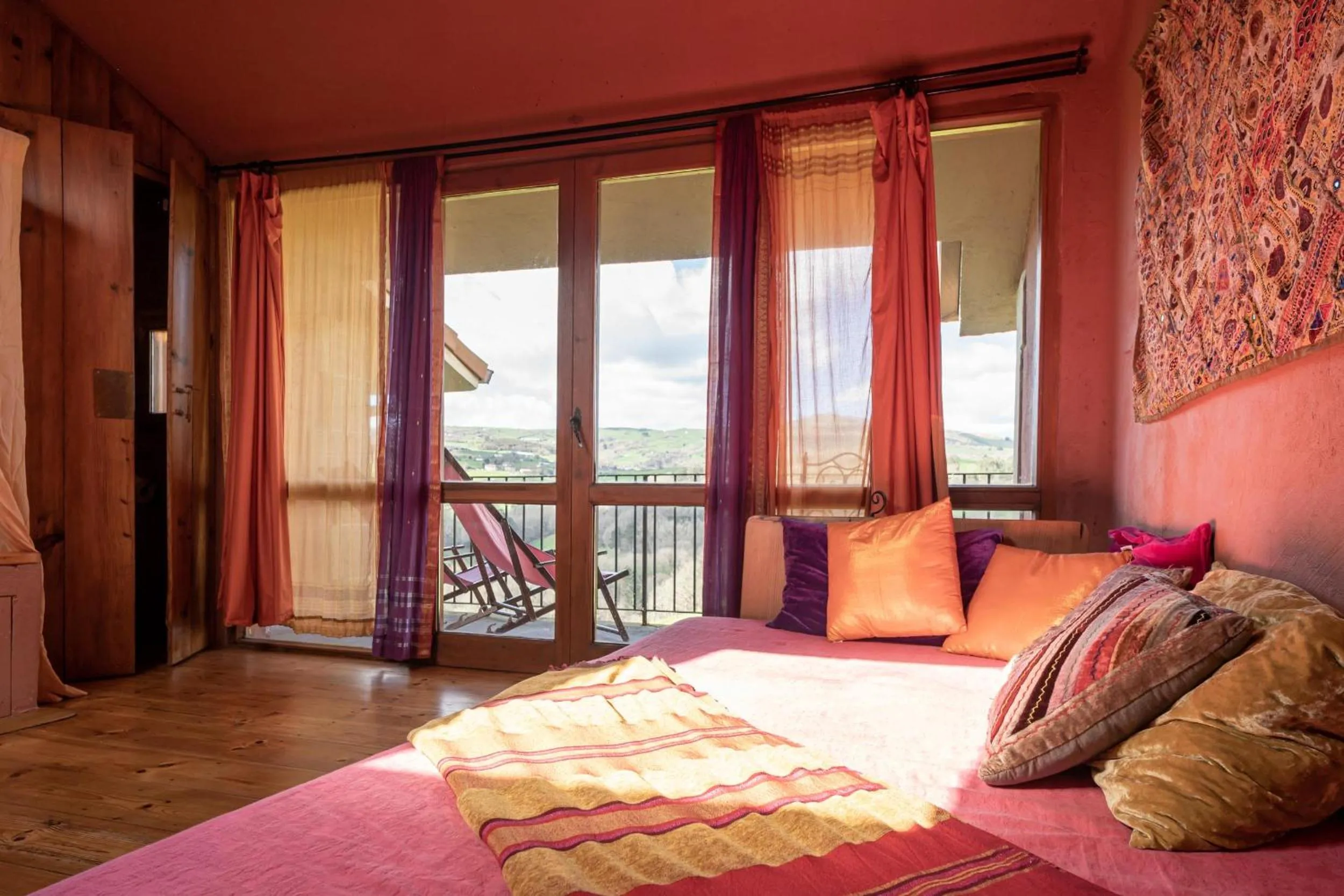 Bed in Hotel Alma de Romero