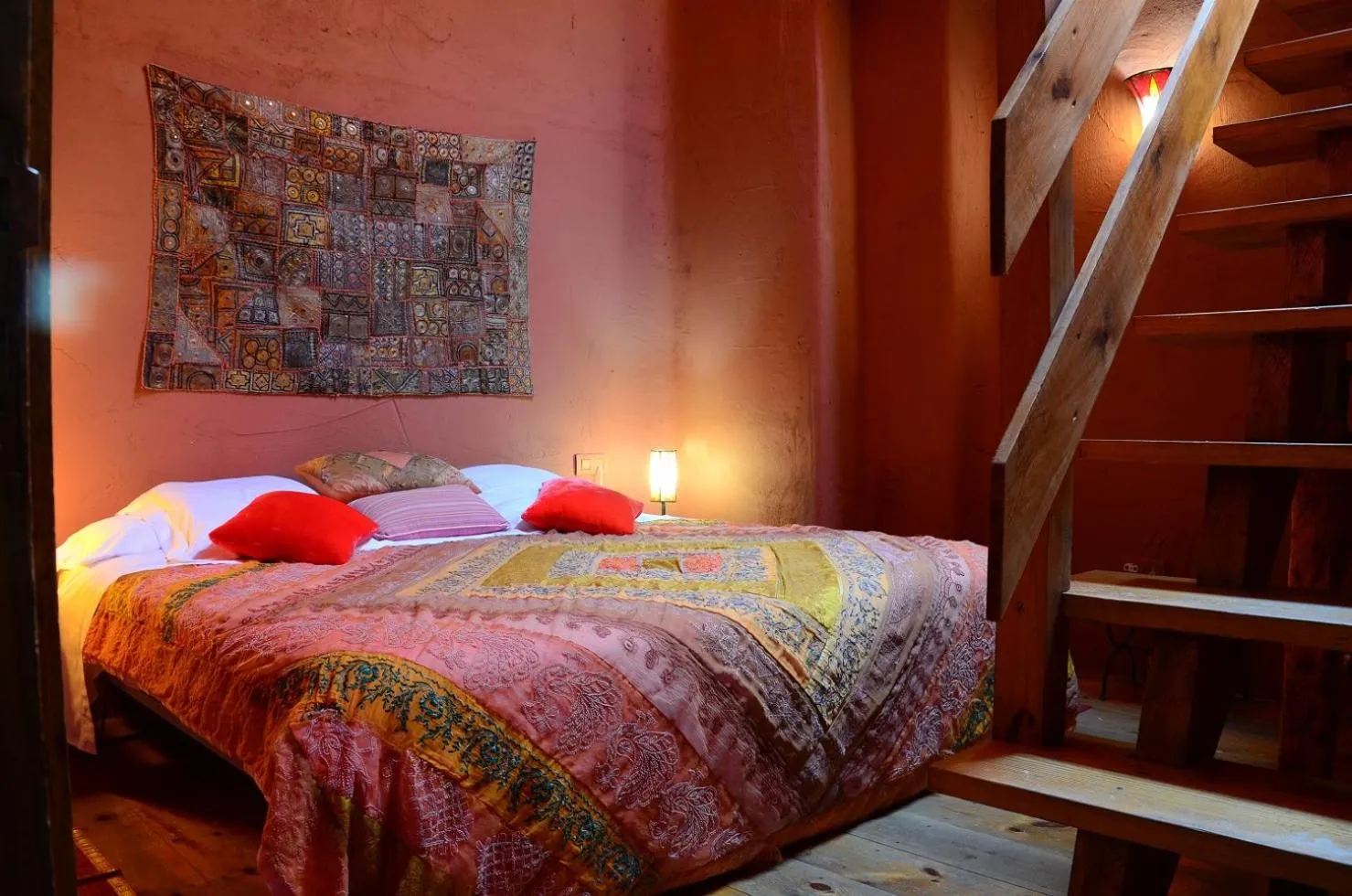 Bed in Hotel Alma de Romero