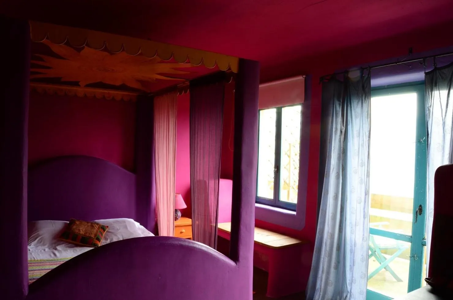 Bed in Hotel Alma de Romero