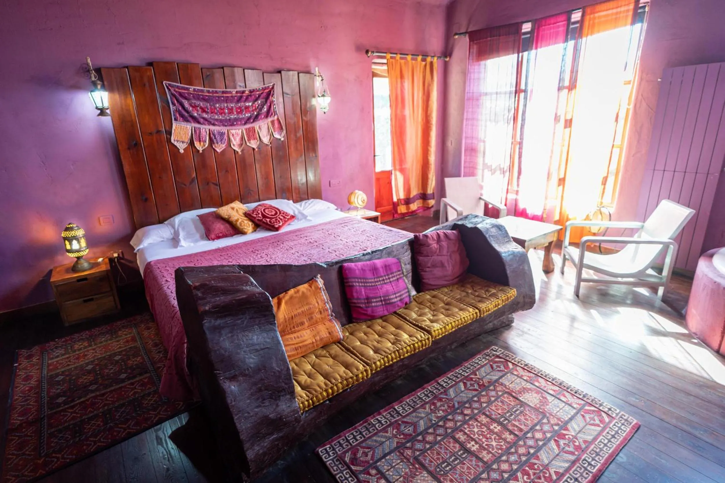 Bed in Hotel Alma de Romero