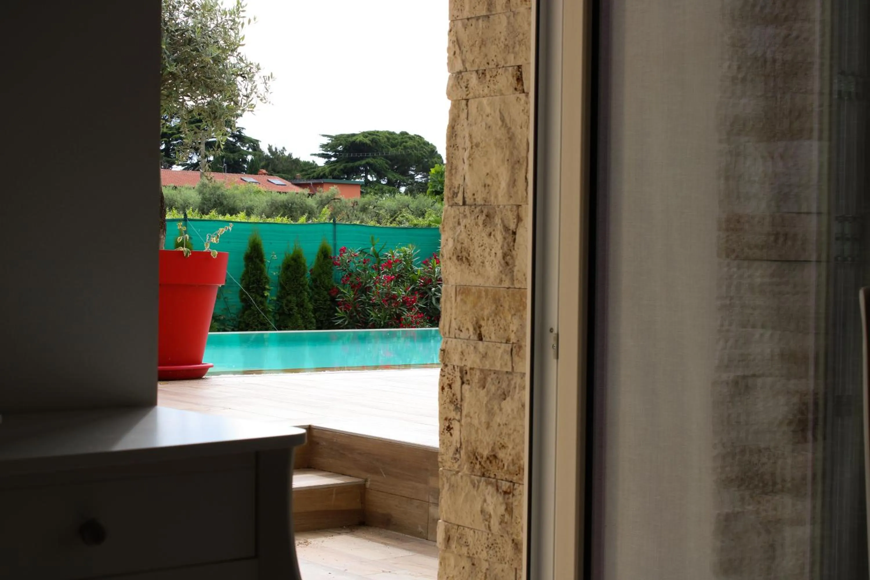 Decorative detail in B&B Villa Pelèr