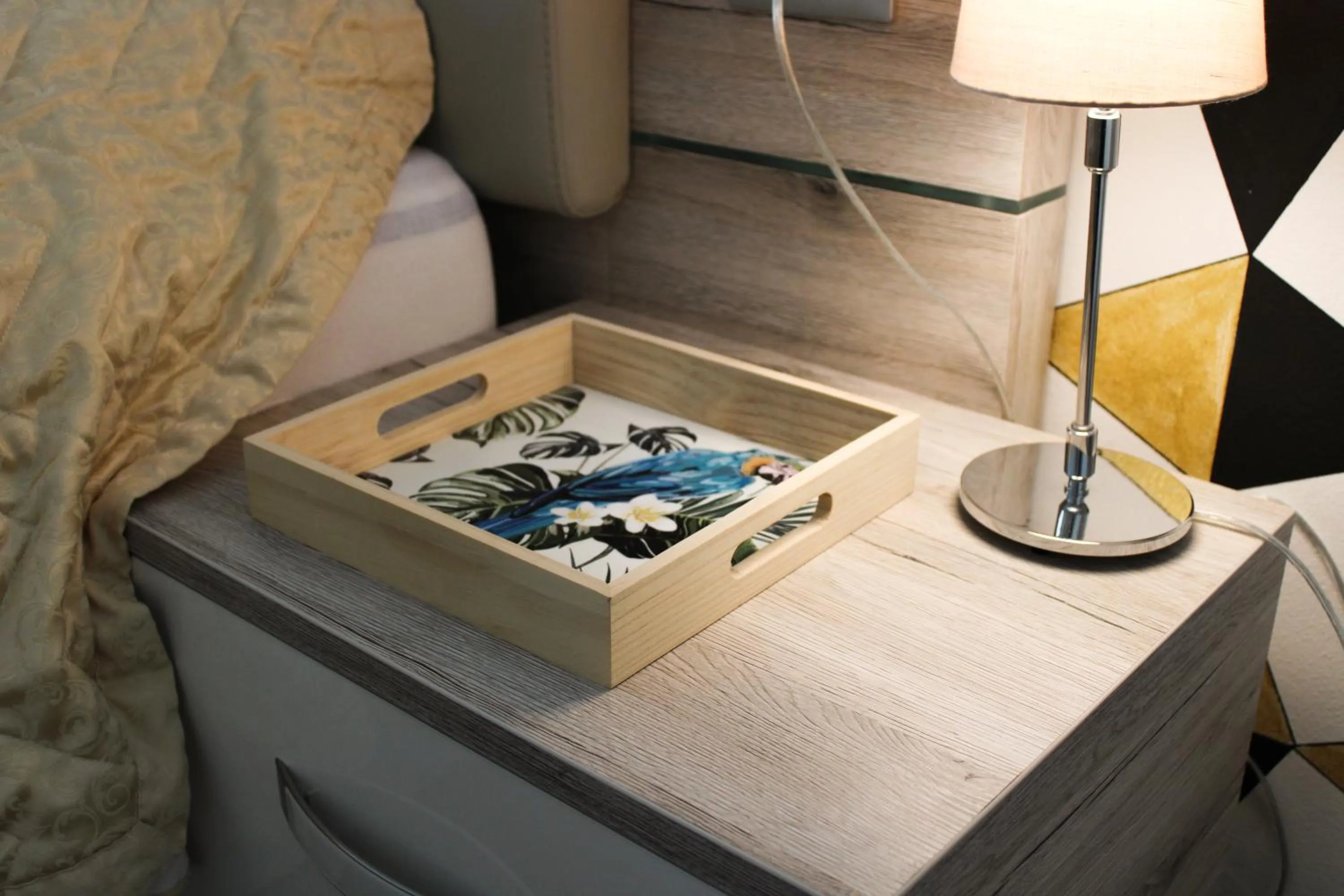 Decorative detail in B&B Villa Pelèr