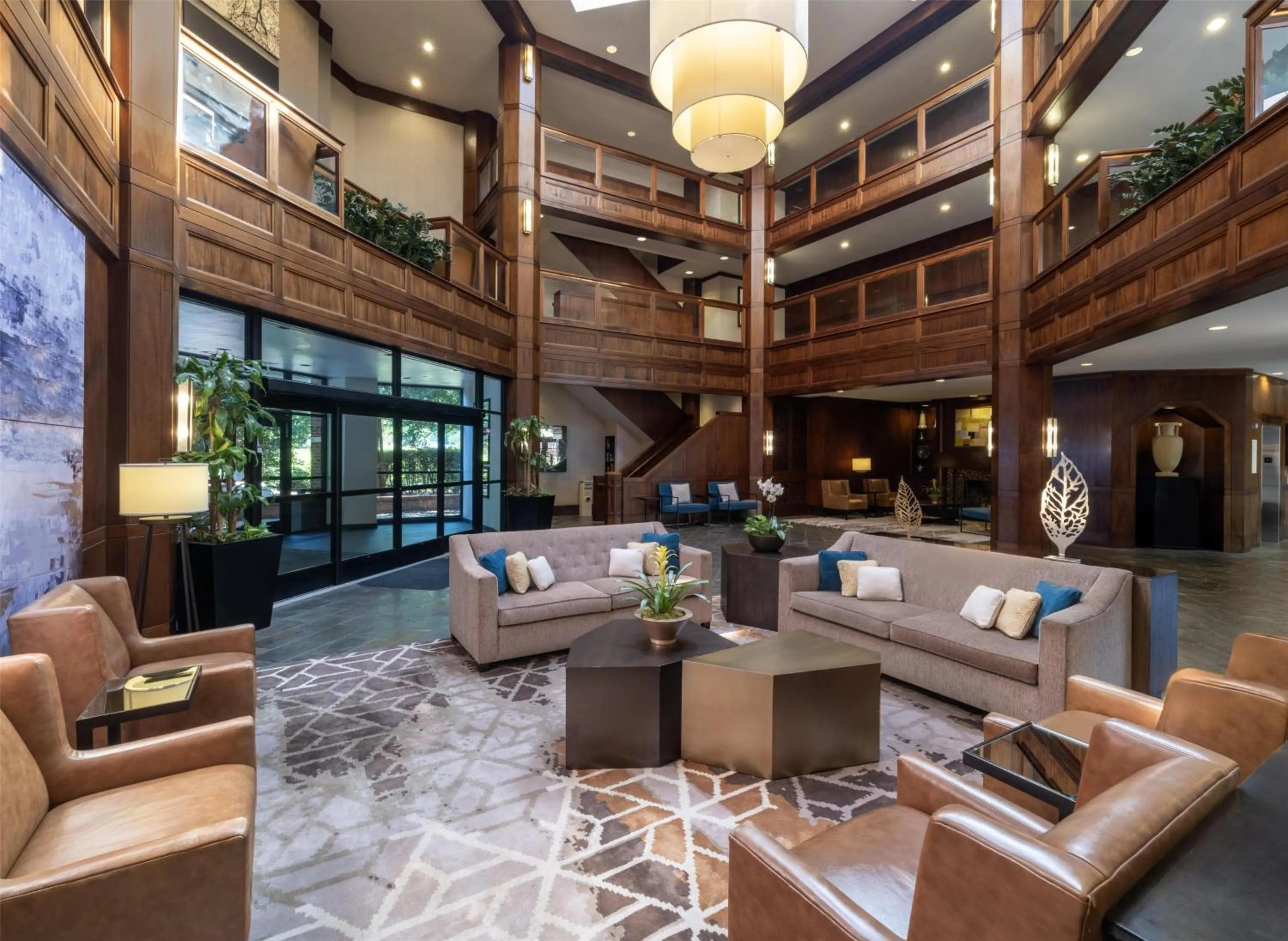 Lobby or reception in DoubleTree Suites by Hilton Charlotte/SouthPark