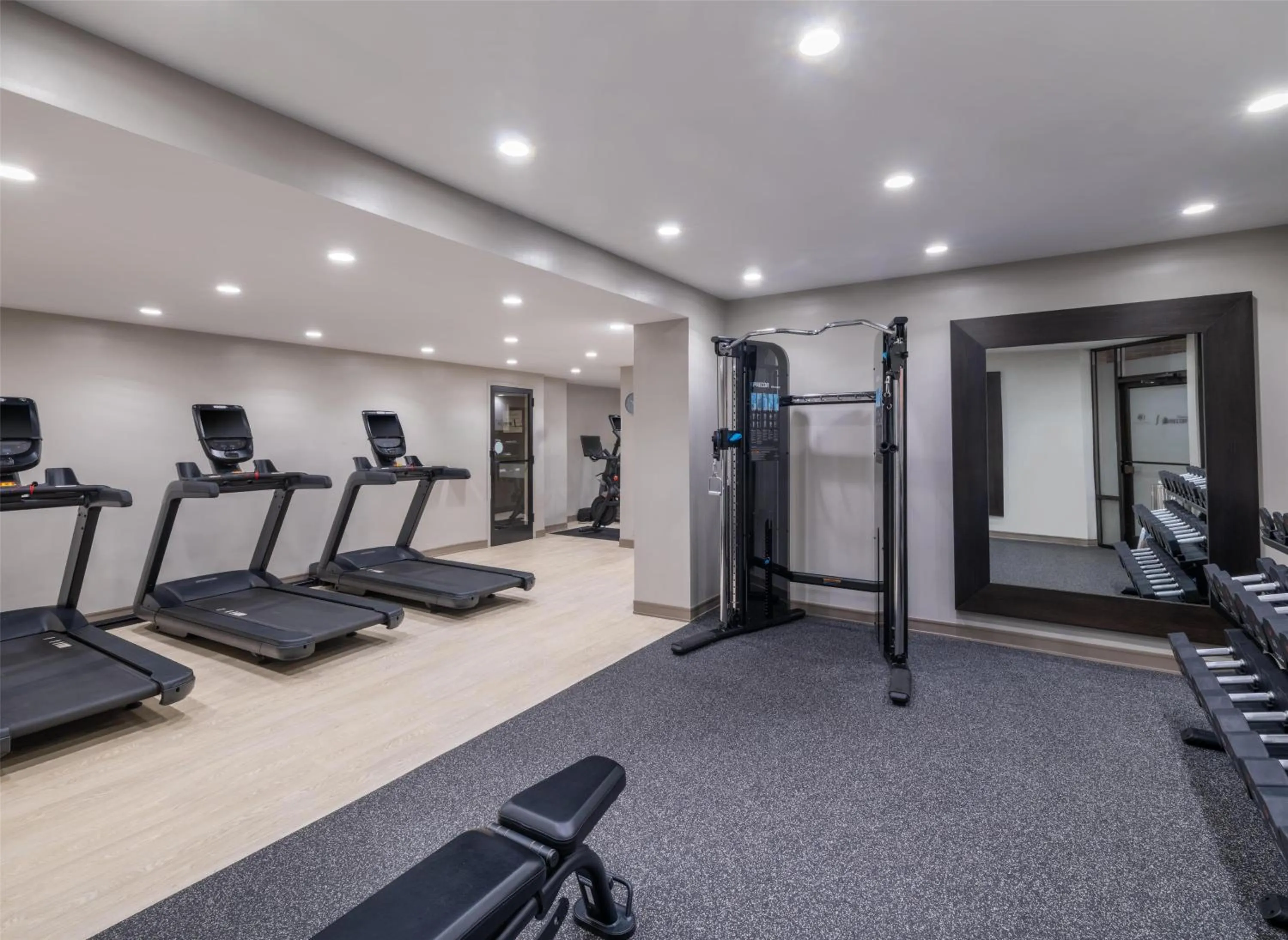 Fitness centre/facilities in DoubleTree Suites by Hilton Charlotte/SouthPark