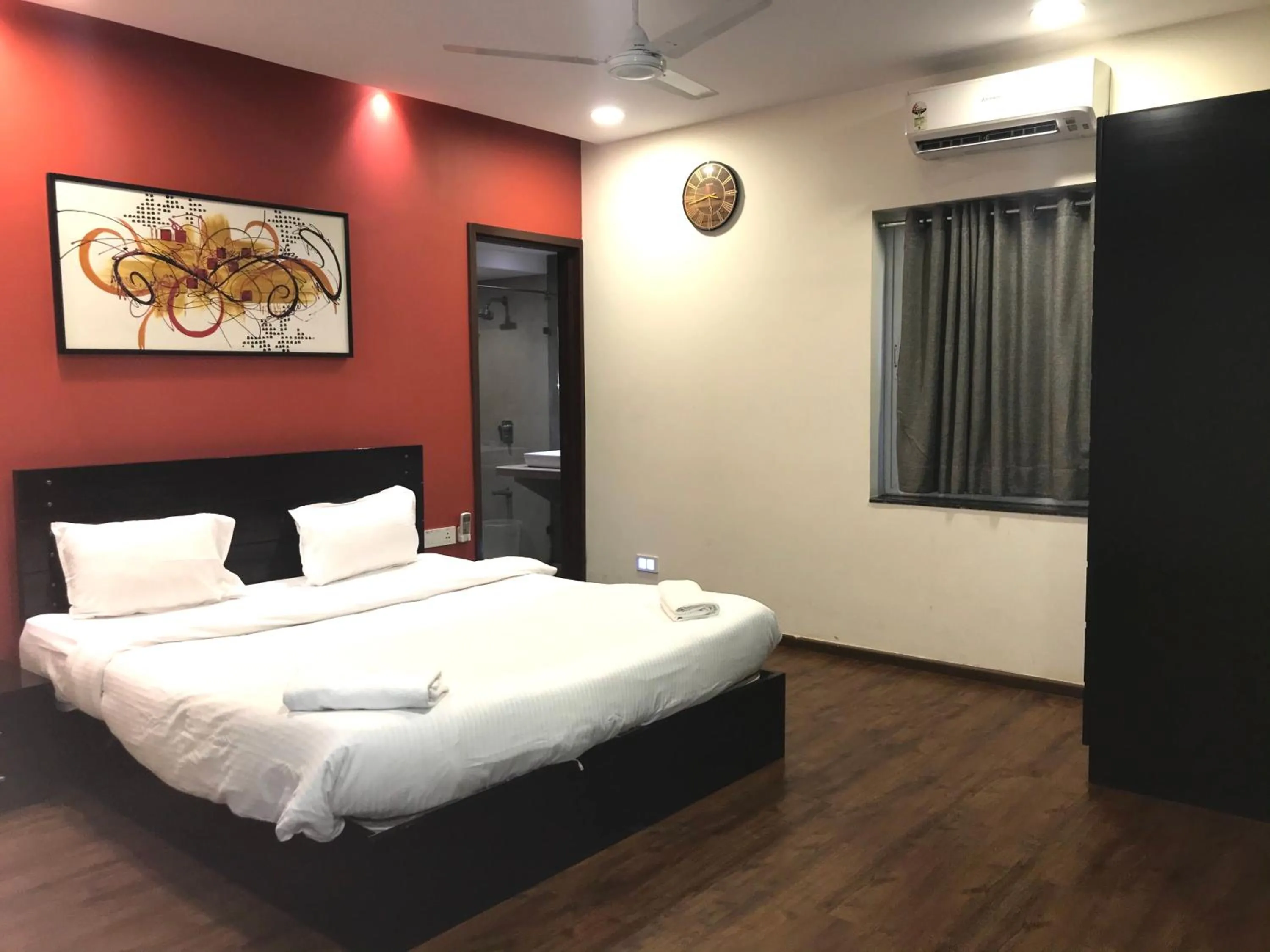 Bedroom, Bed in The Eternal Wave by Krish Retreat