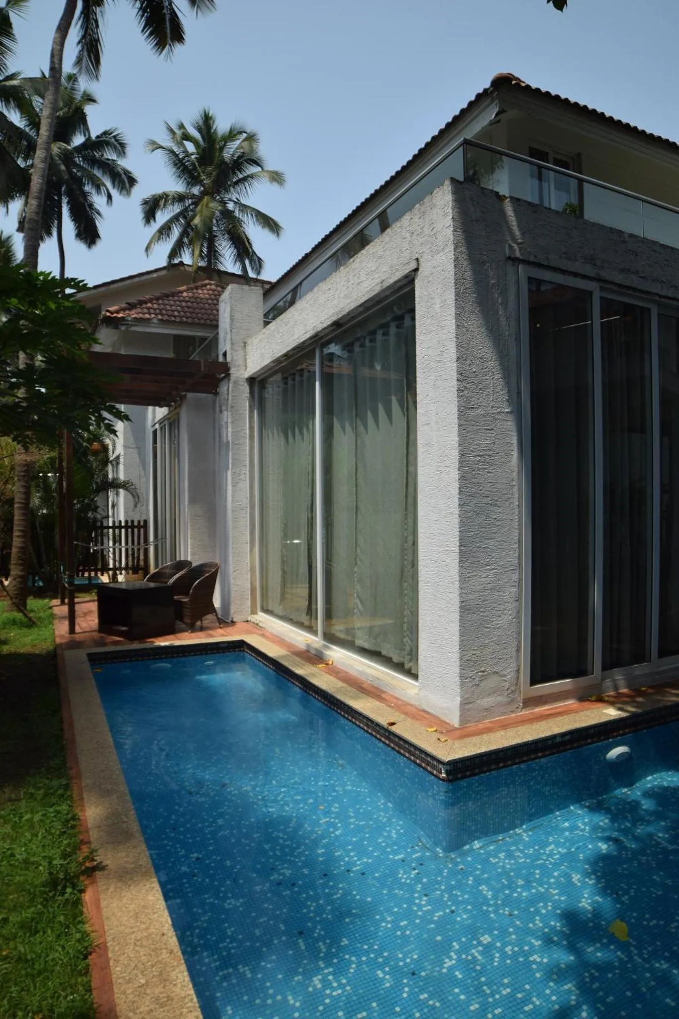 Pool view in The Eternal Wave by Krish Retreat