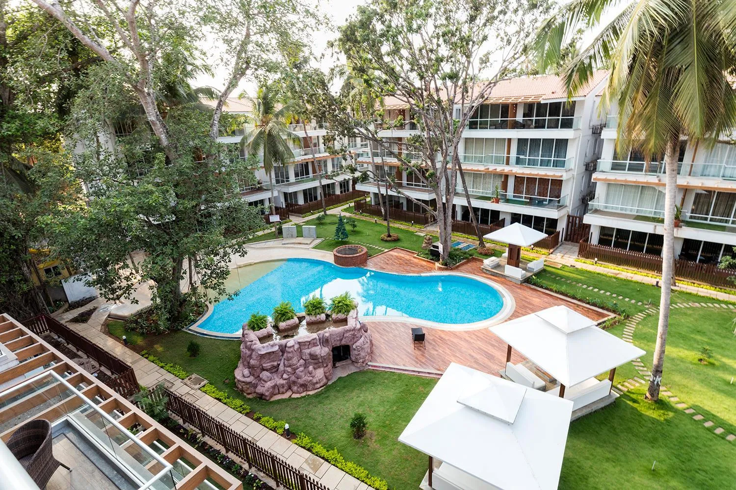 Pool view in The Eternal Wave by Krish Retreat