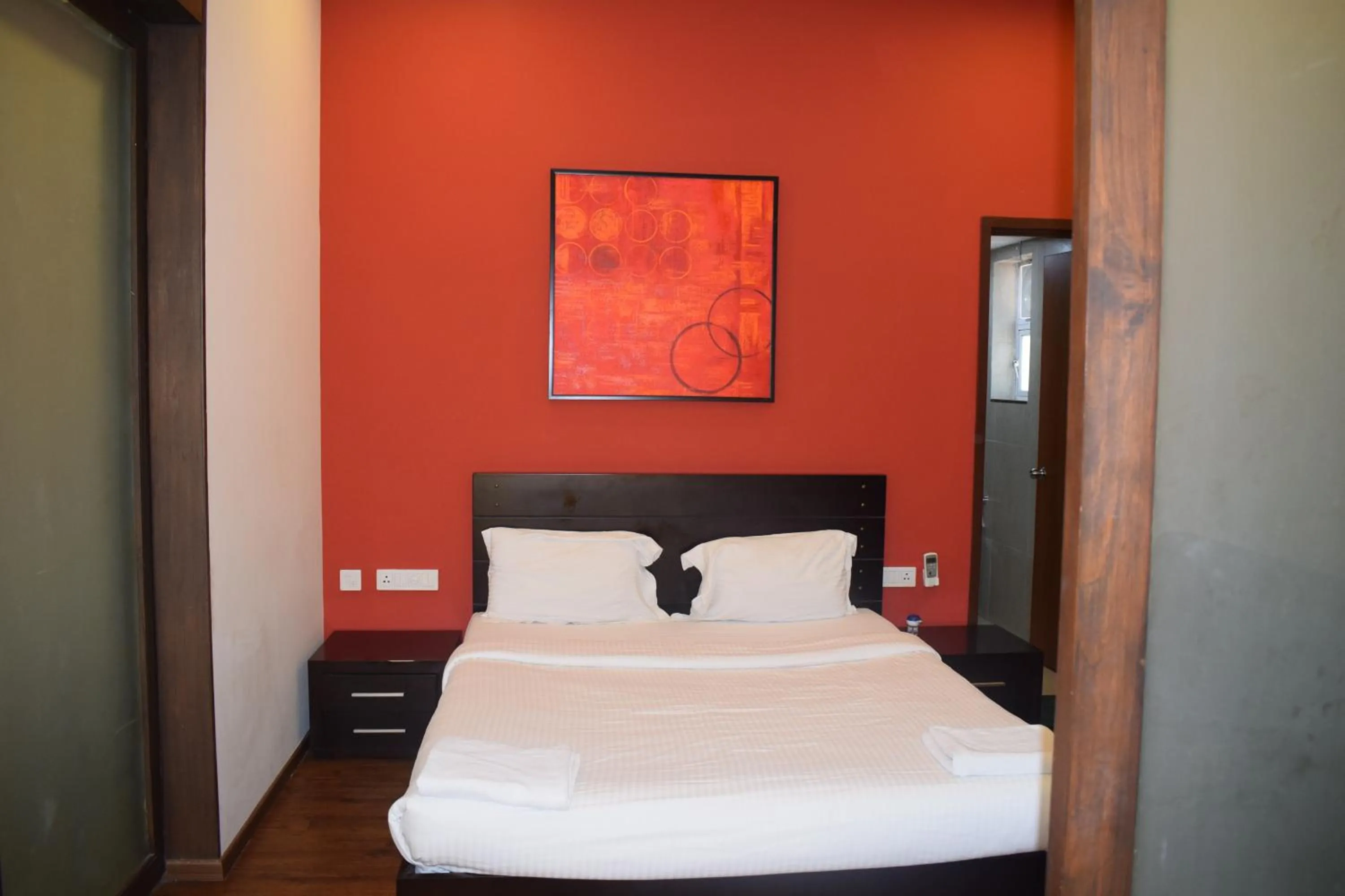 Bedroom, Bed in The Eternal Wave by Krish Retreat