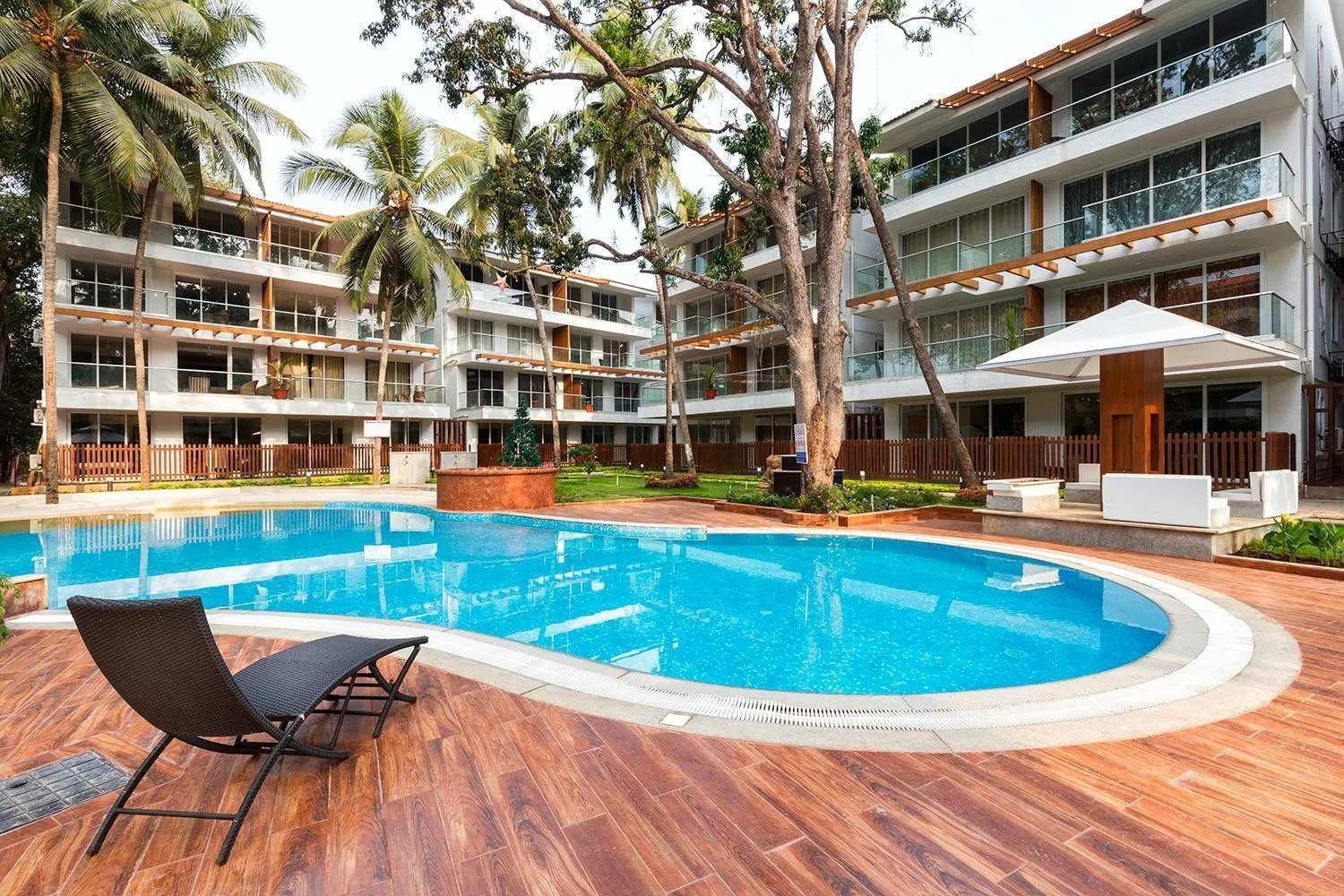 Pool view in The Eternal Wave by Krish Retreat