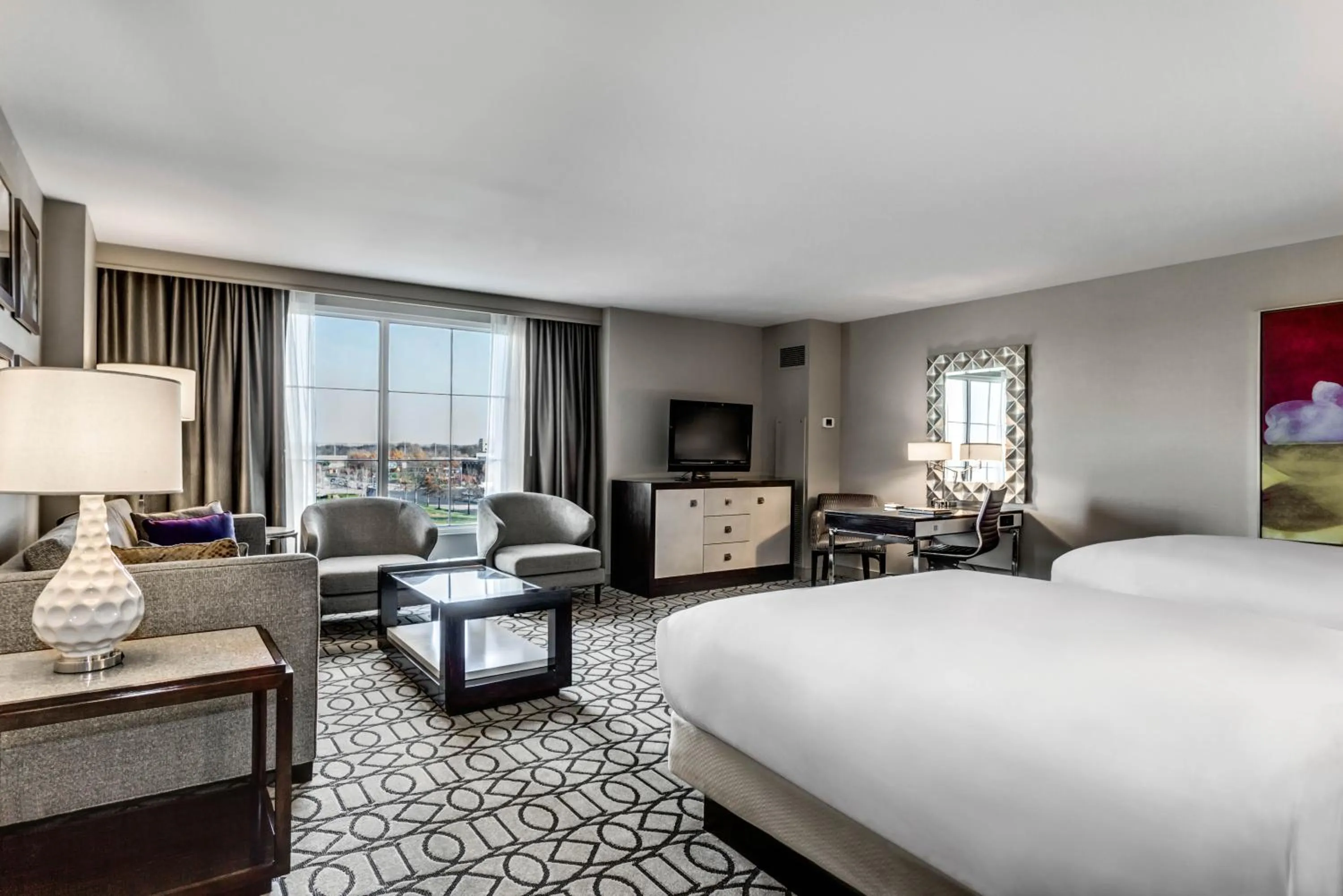 Bedroom, Bed in Hilton Columbus at Easton