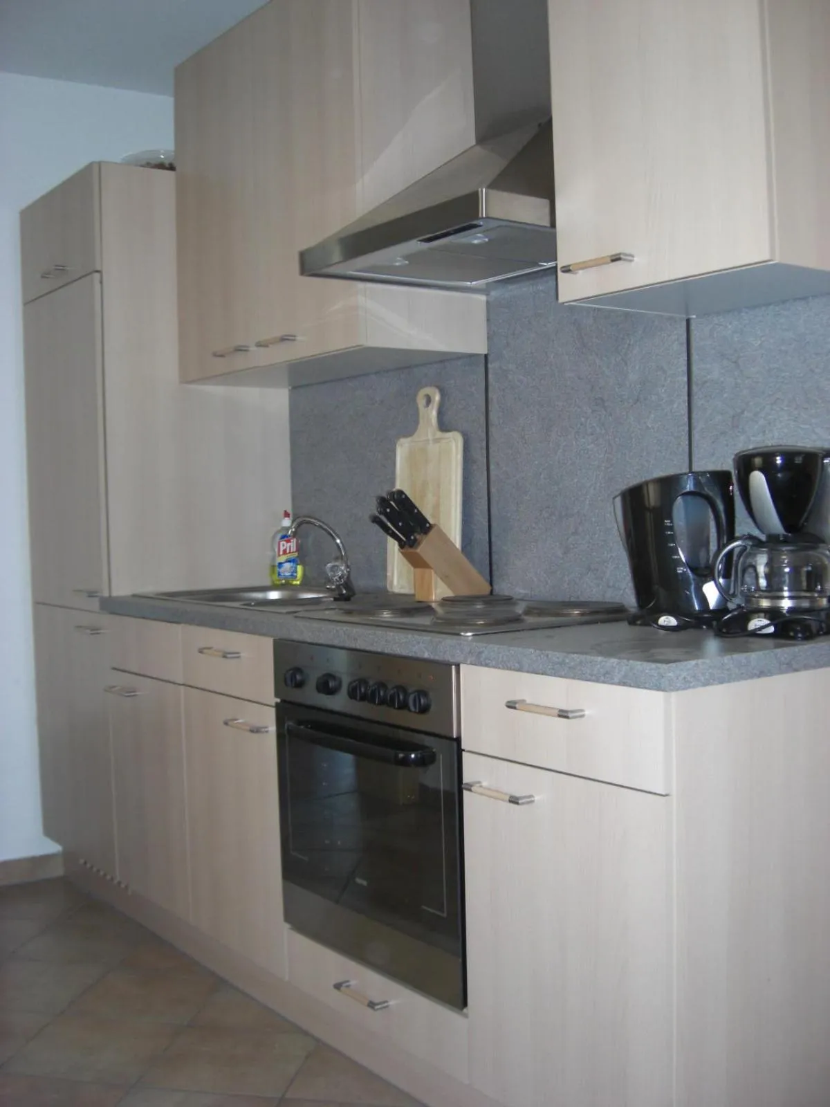 Kitchen or kitchenette in Ferienwohnung Prader