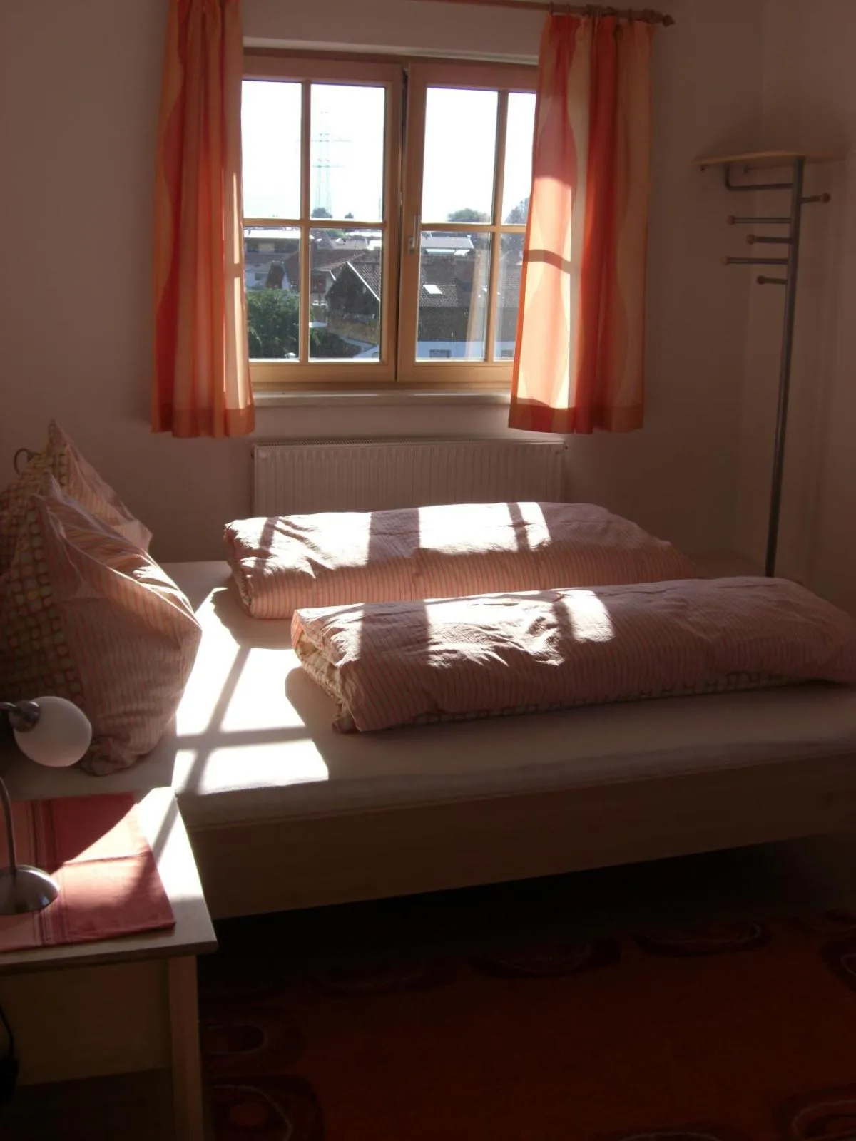 Bed in Ferienwohnung Prader