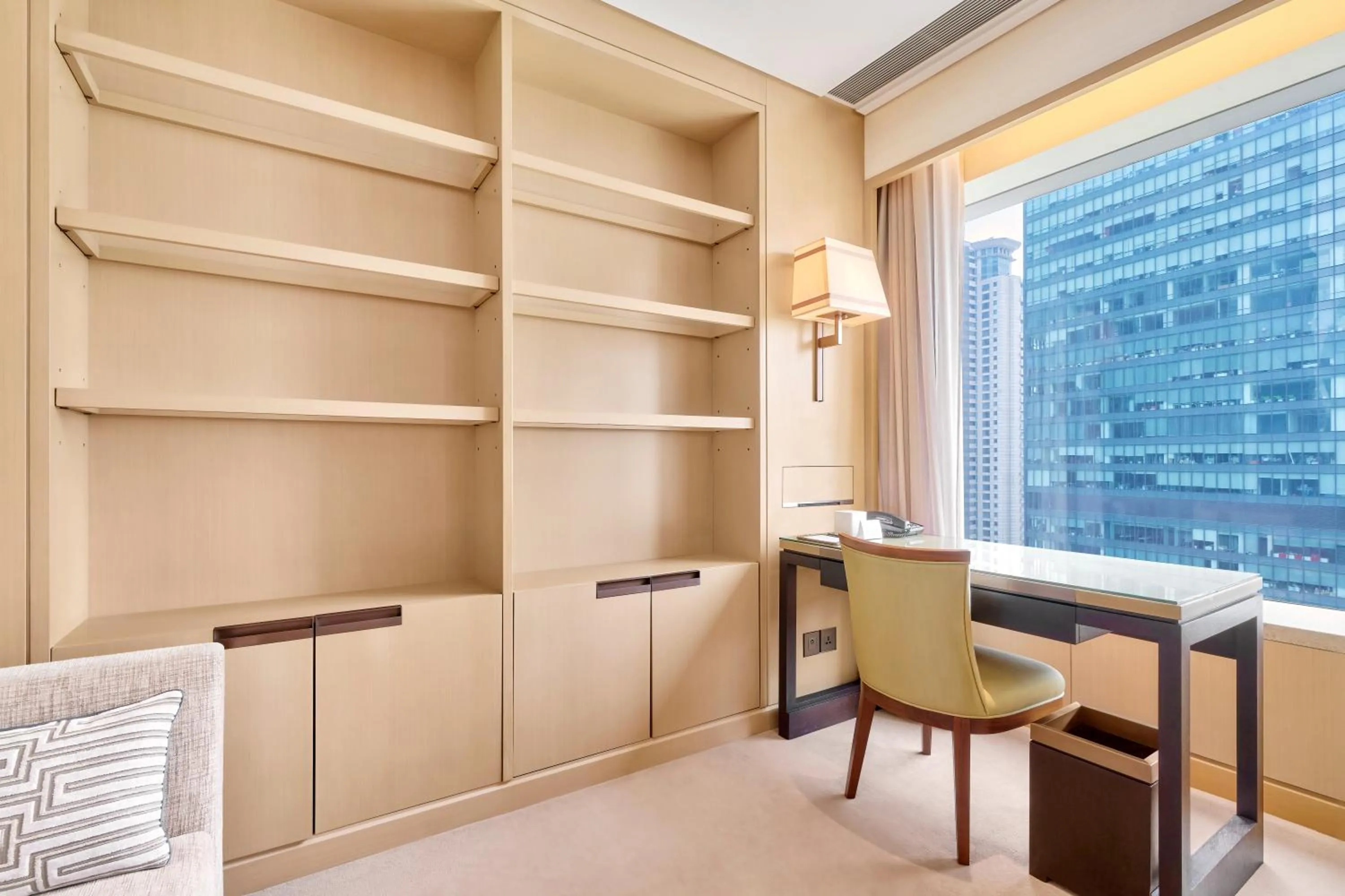 Seating area in IFC Residence