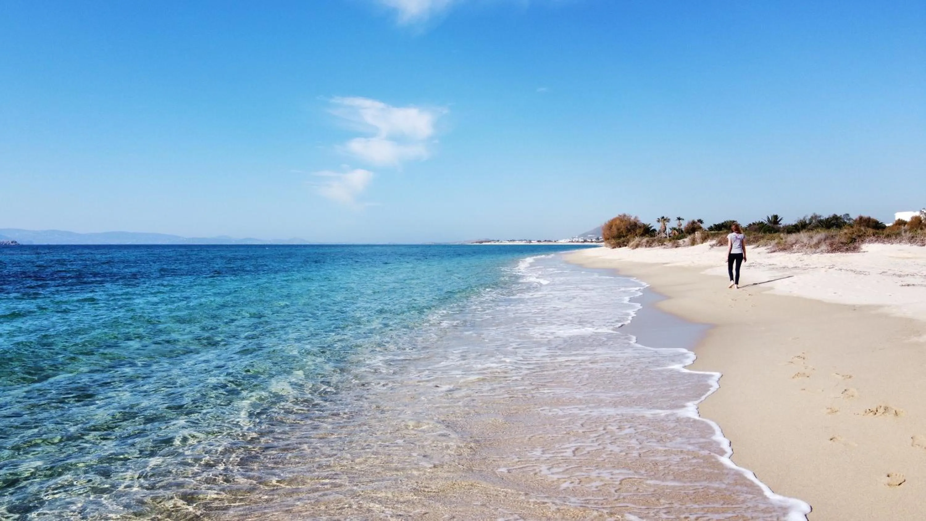 Beach in Studios Vrettos Beachfront Hotel