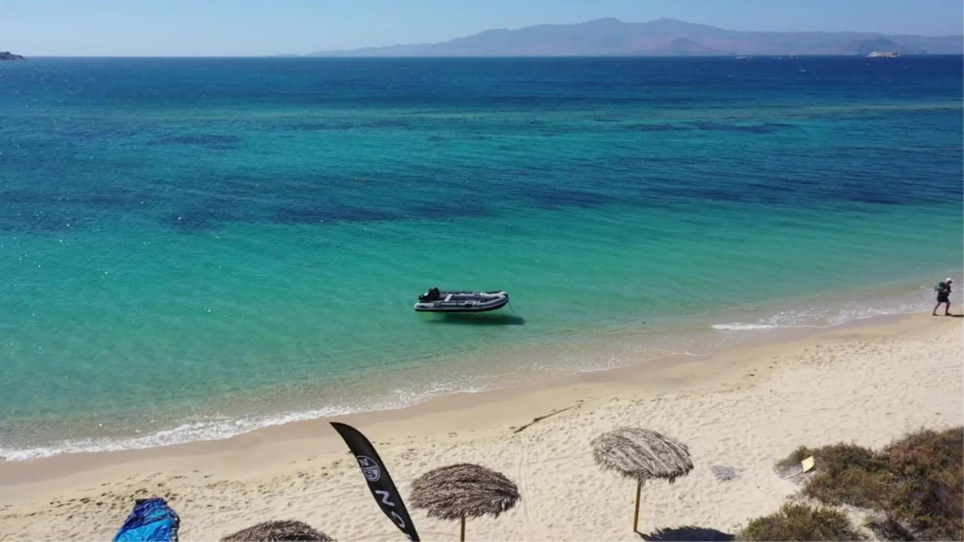 Beach in Studios Vrettos Beachfront Hotel