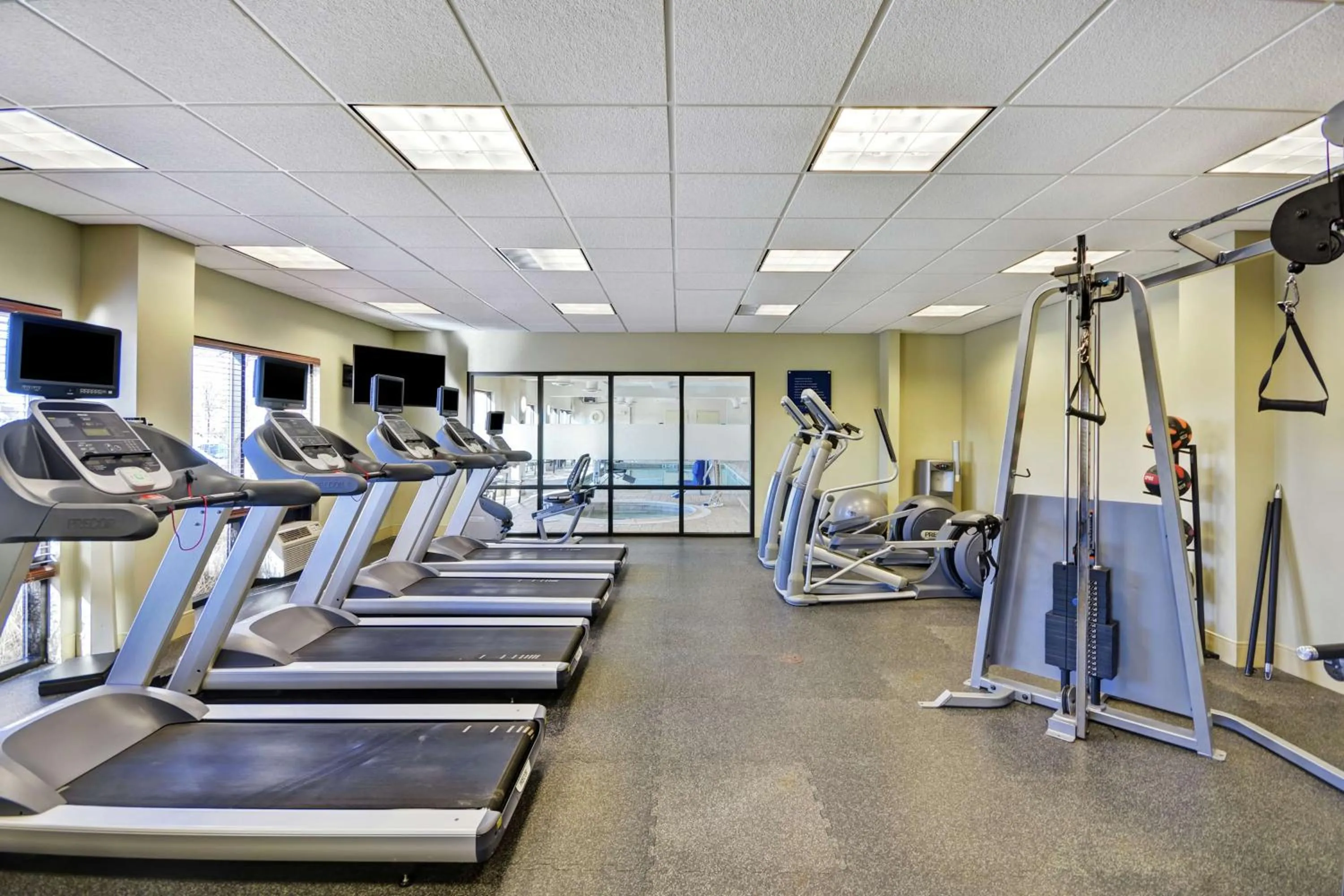 Fitness centre/facilities in Hampton Inn & Suites Columbus-Easton Area