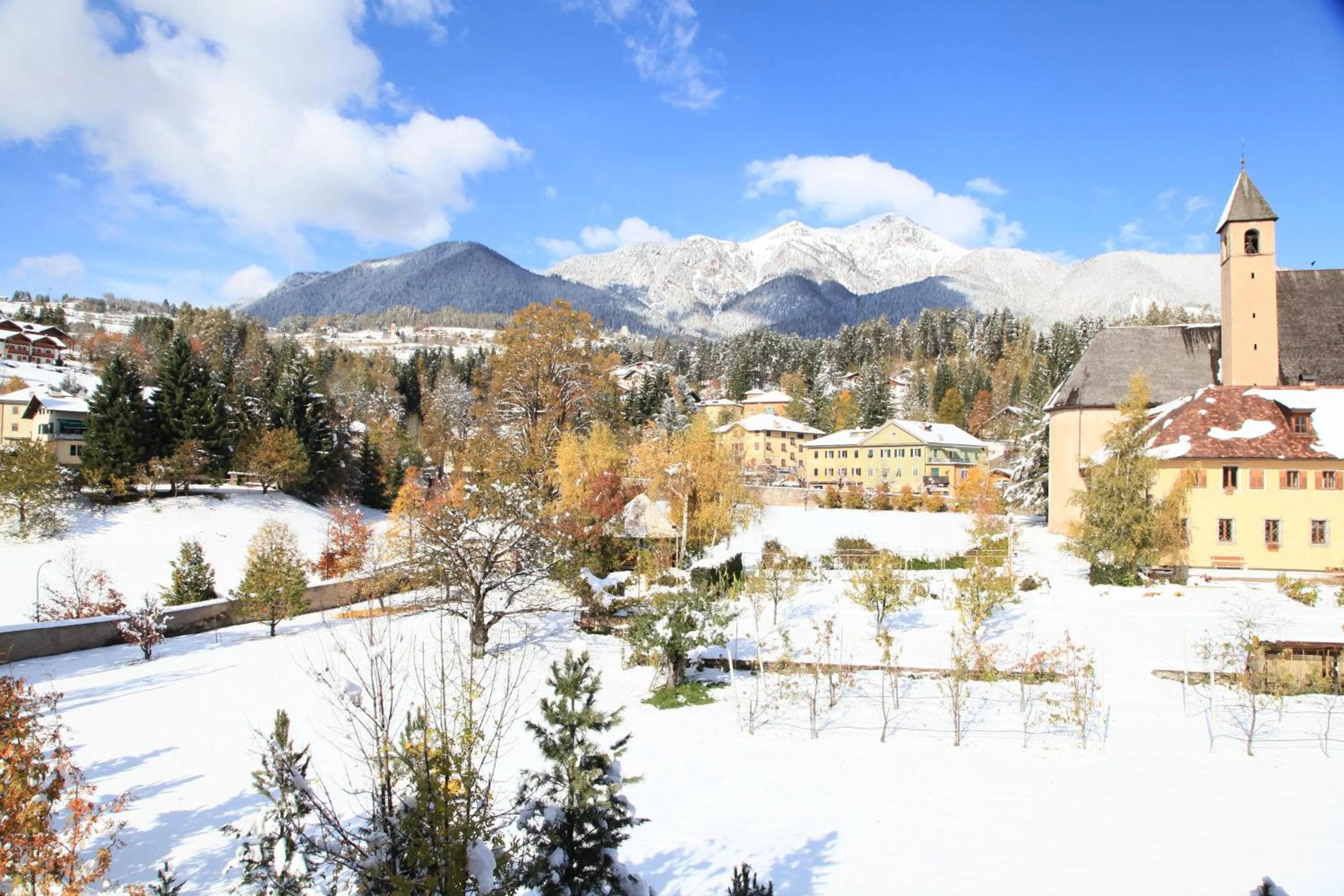 Winter in Park Hotel Sacro Cuore