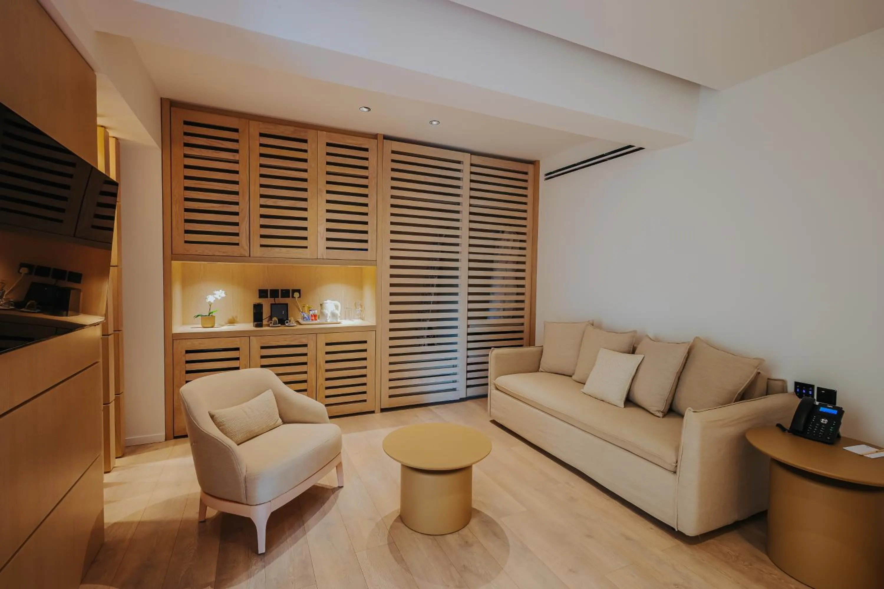 Living room in NissiBlu Beach Resort