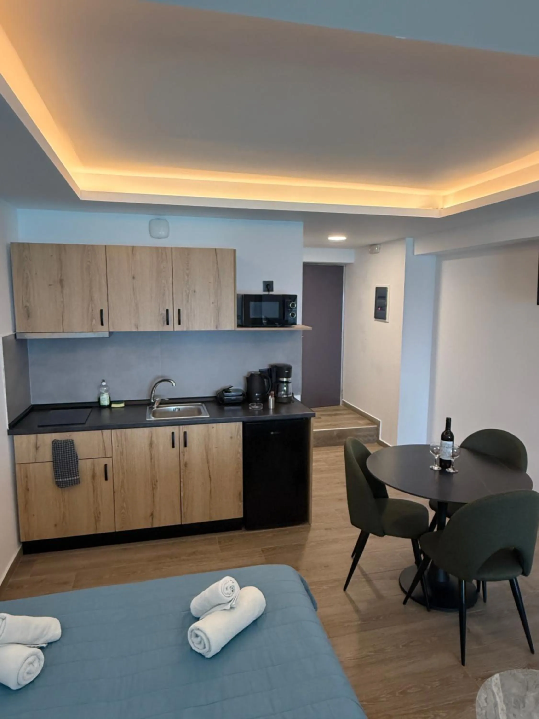Kitchen or kitchenette in Sunrise Luxury Apartments Rhodes