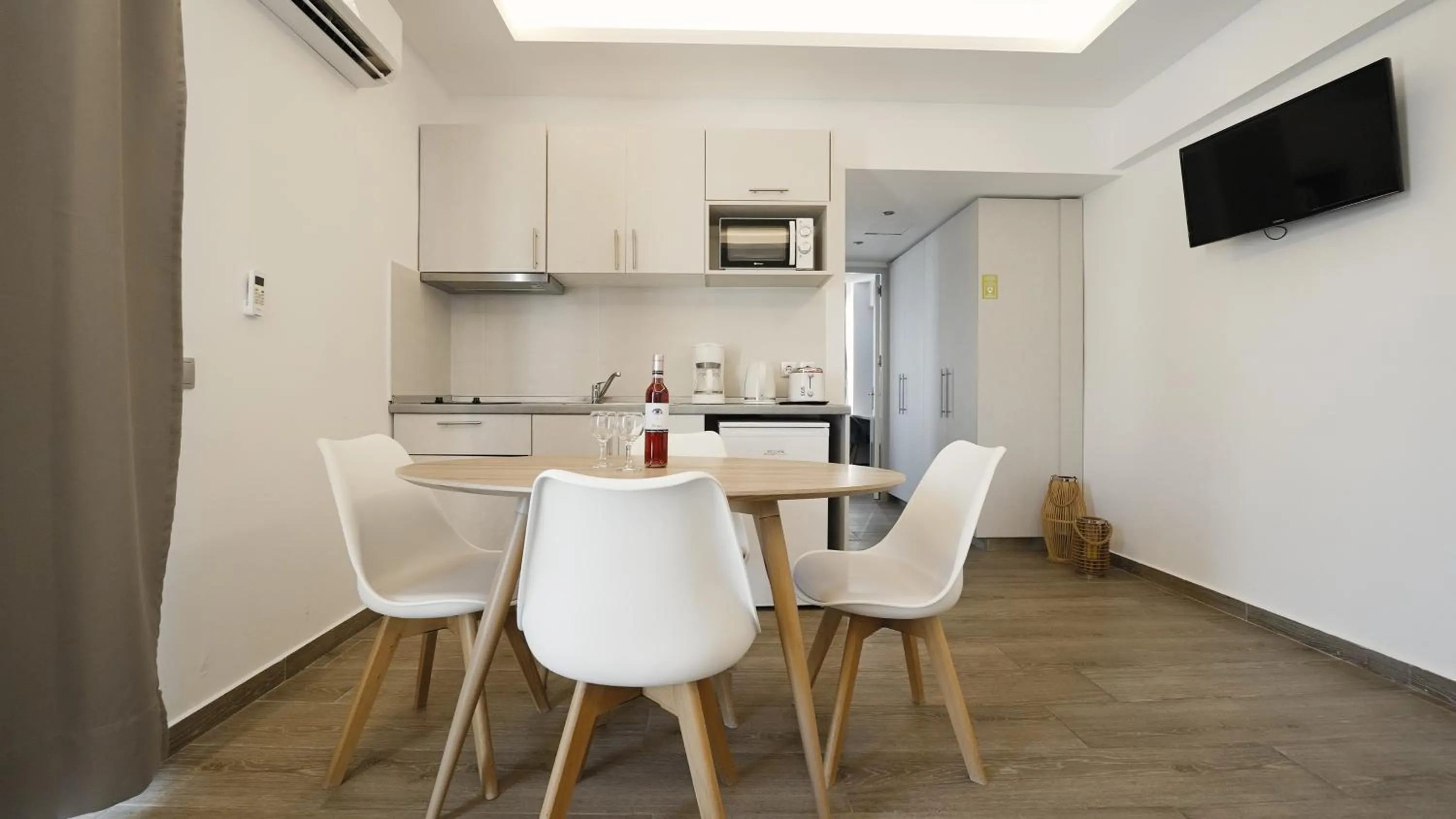 Kitchen or kitchenette in Sunrise Luxury Apartments Rhodes